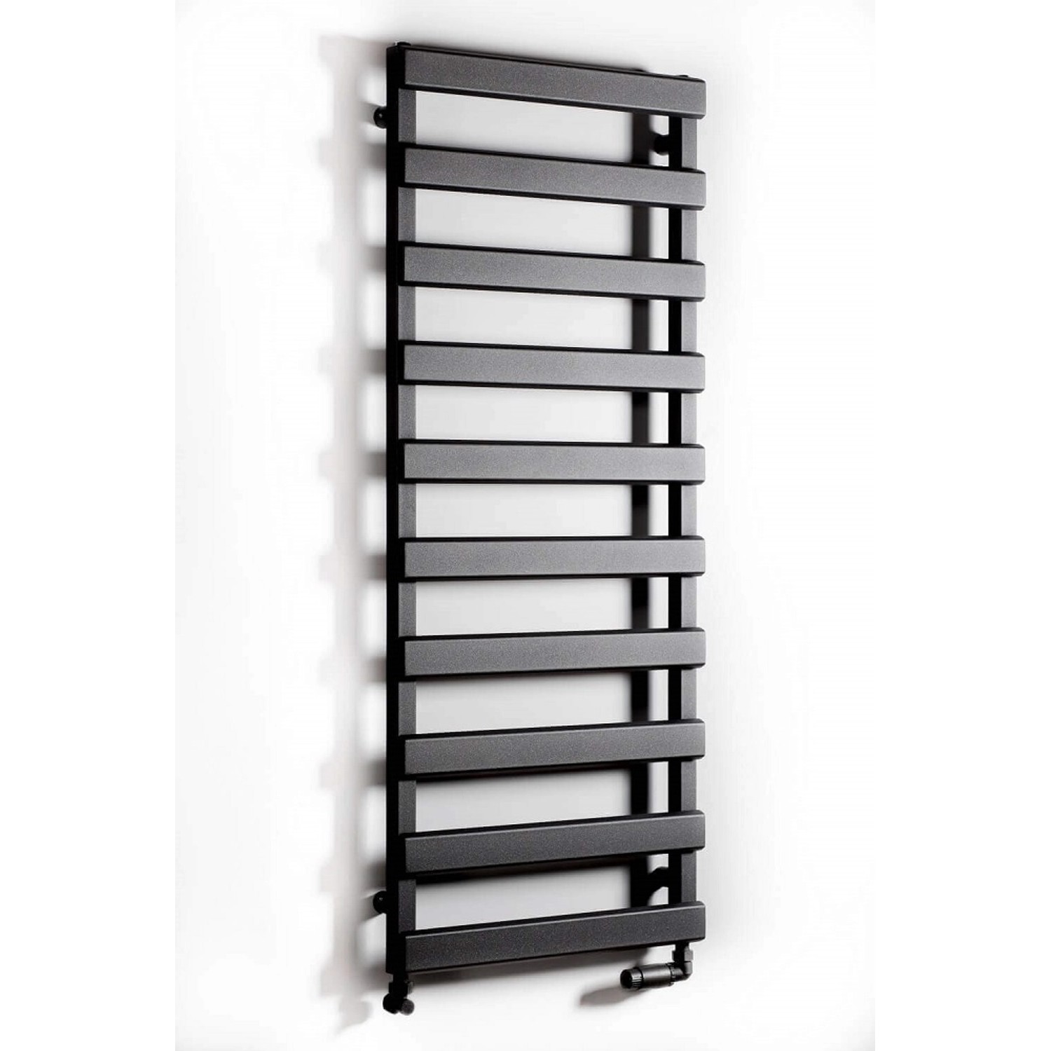 Luxrad Grzejnik łazienkowy Scala New 123 x 50 cm czarny mat