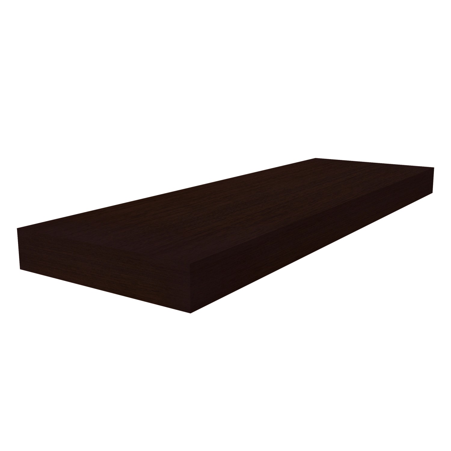 Półka samowisząca heban 60 cm x 24 cm