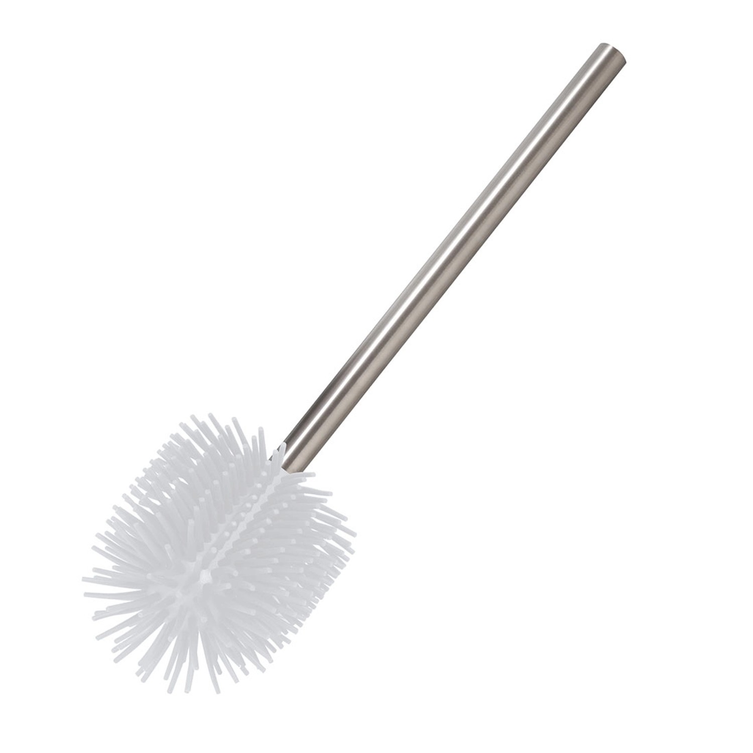 Center-Plus szczotka WC silikonowa biała