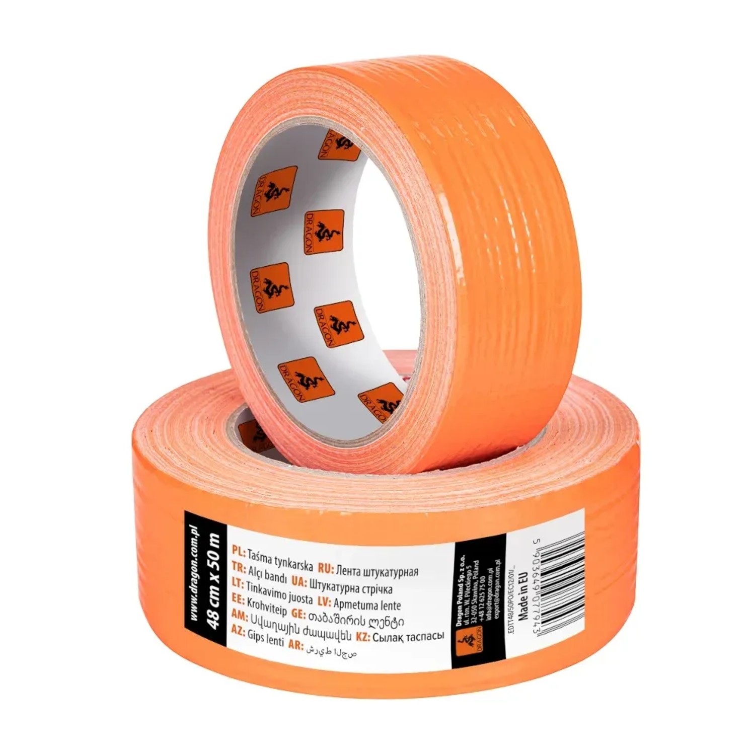 Dragon Taśma tynkarska pomarańczowa 48 mm x 50 m