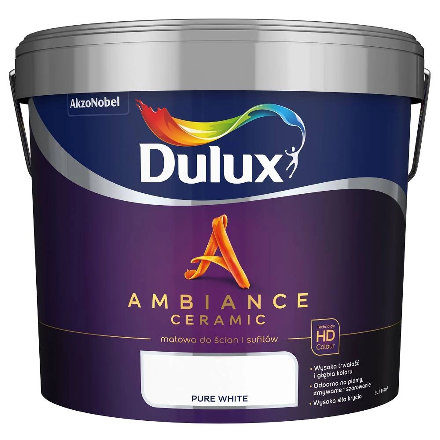 Farba Dulux Ambiance Ceramic pure white 9L