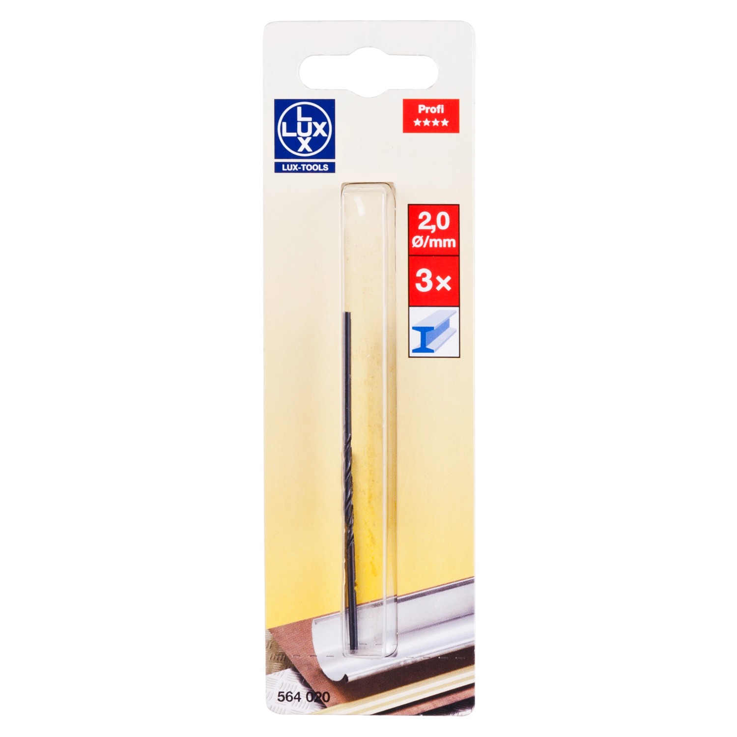 LUX Zestaw wierteł do metalu 2x49 mm - 2 cz.