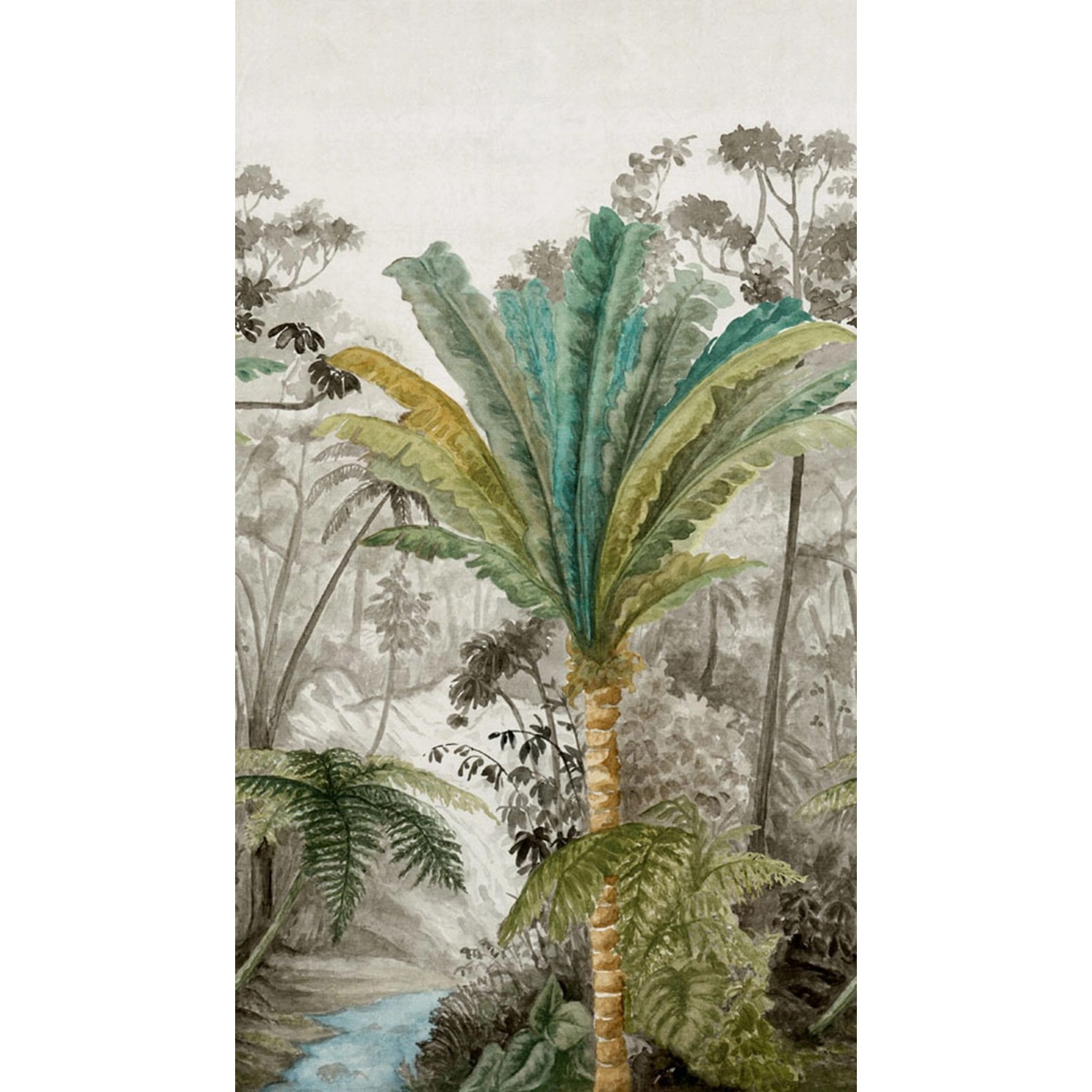 Tapeta panoramiczna winylowa na flizelinie PALM RIVER 159 x 280 cm