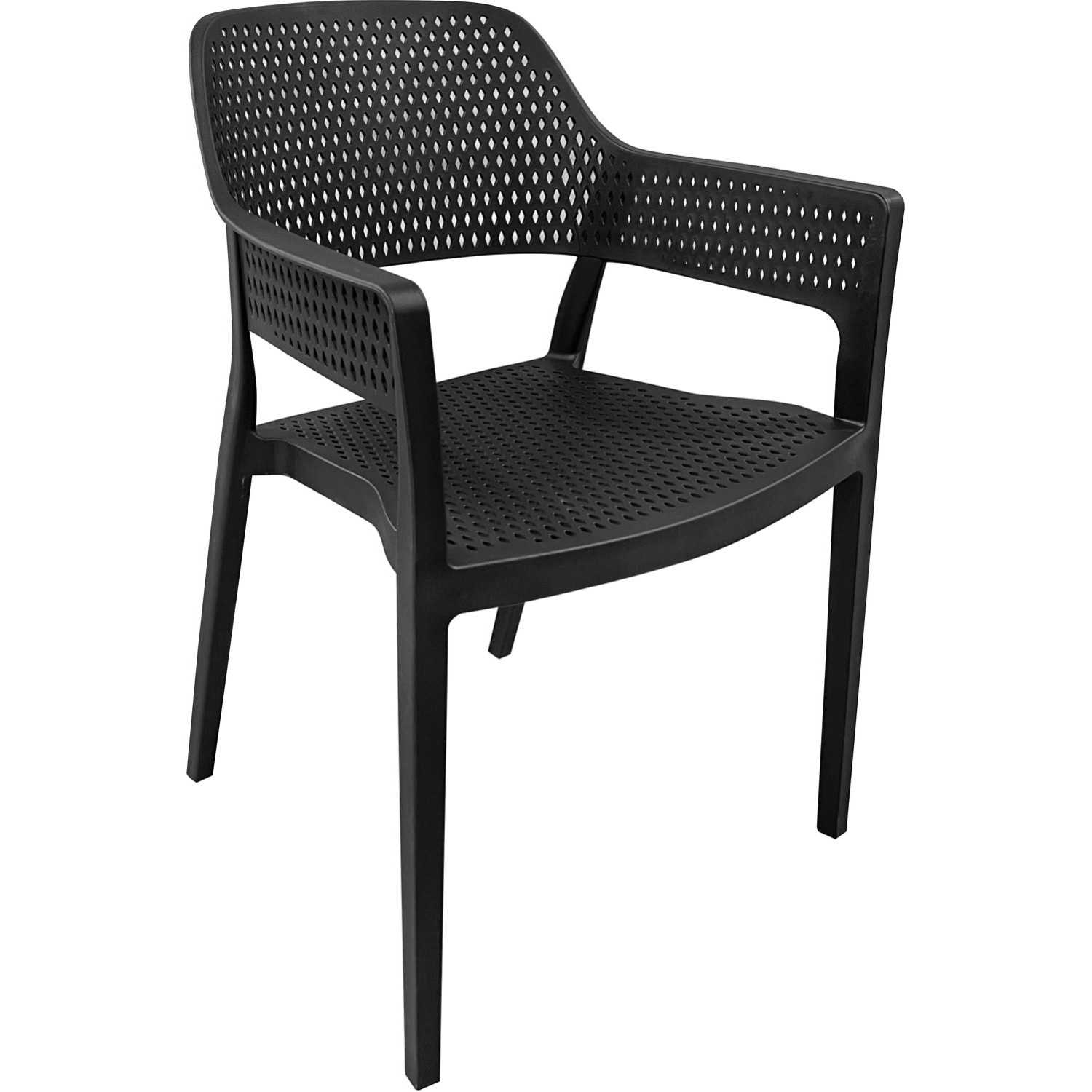 Krzesło ogrodowe MAIPU czarne