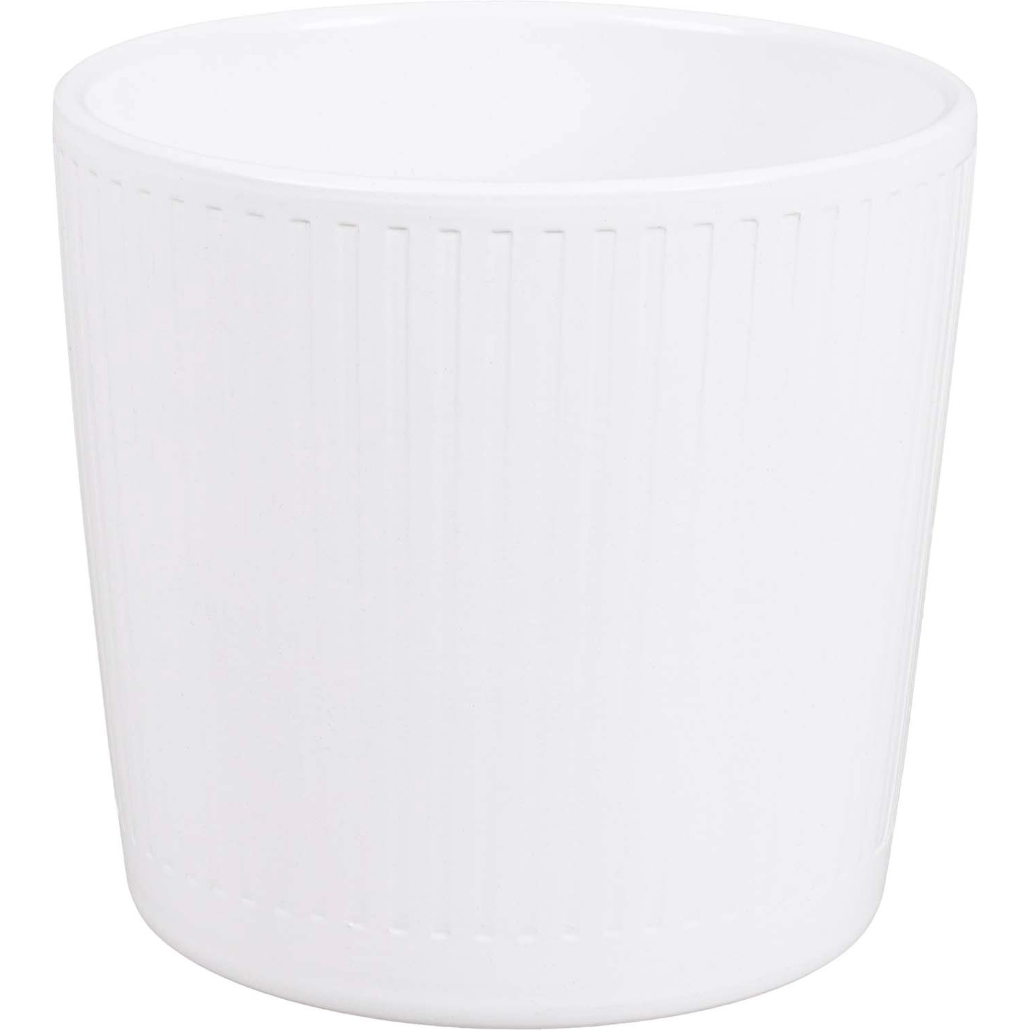 Donica Charms Lamelka biała - śr. 17 cm