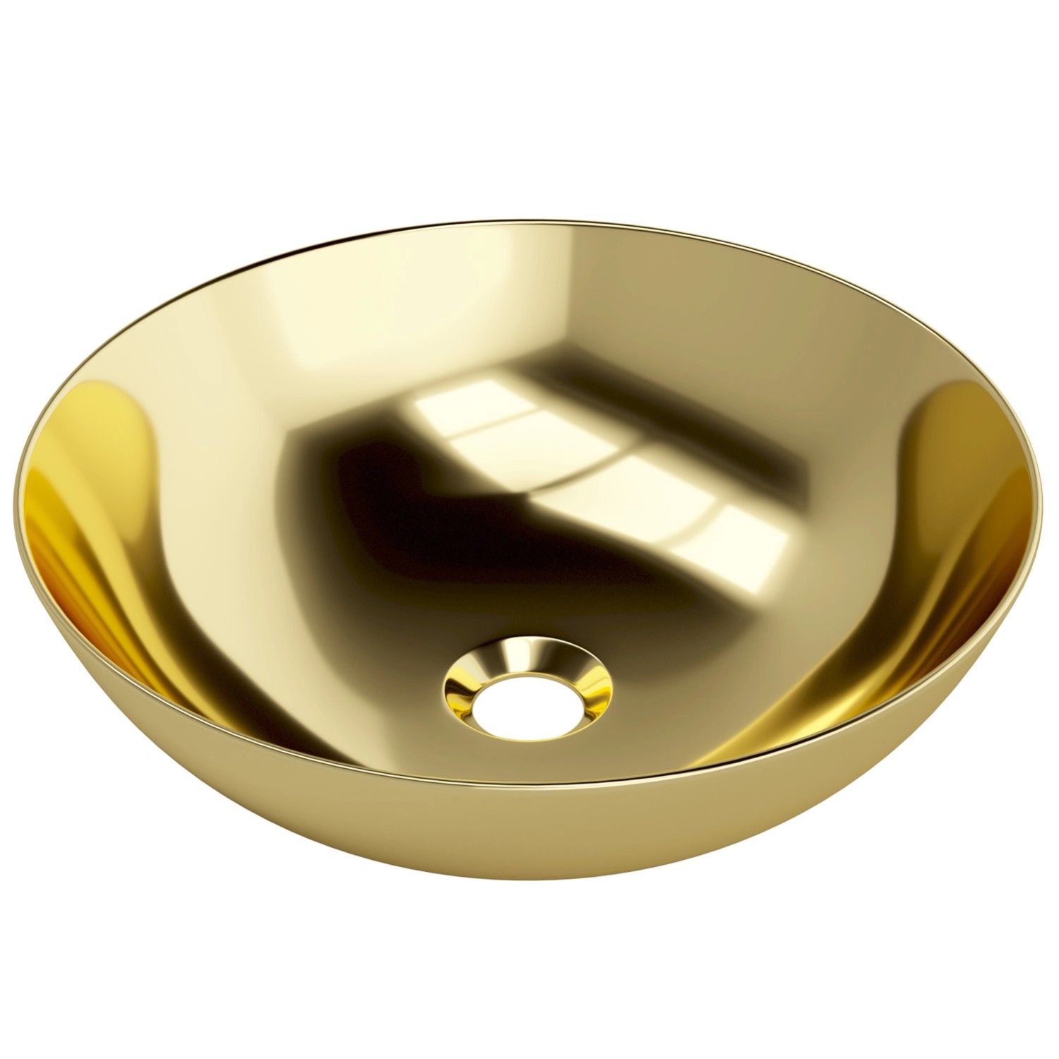 Umywalka nablatowa MIKO złota