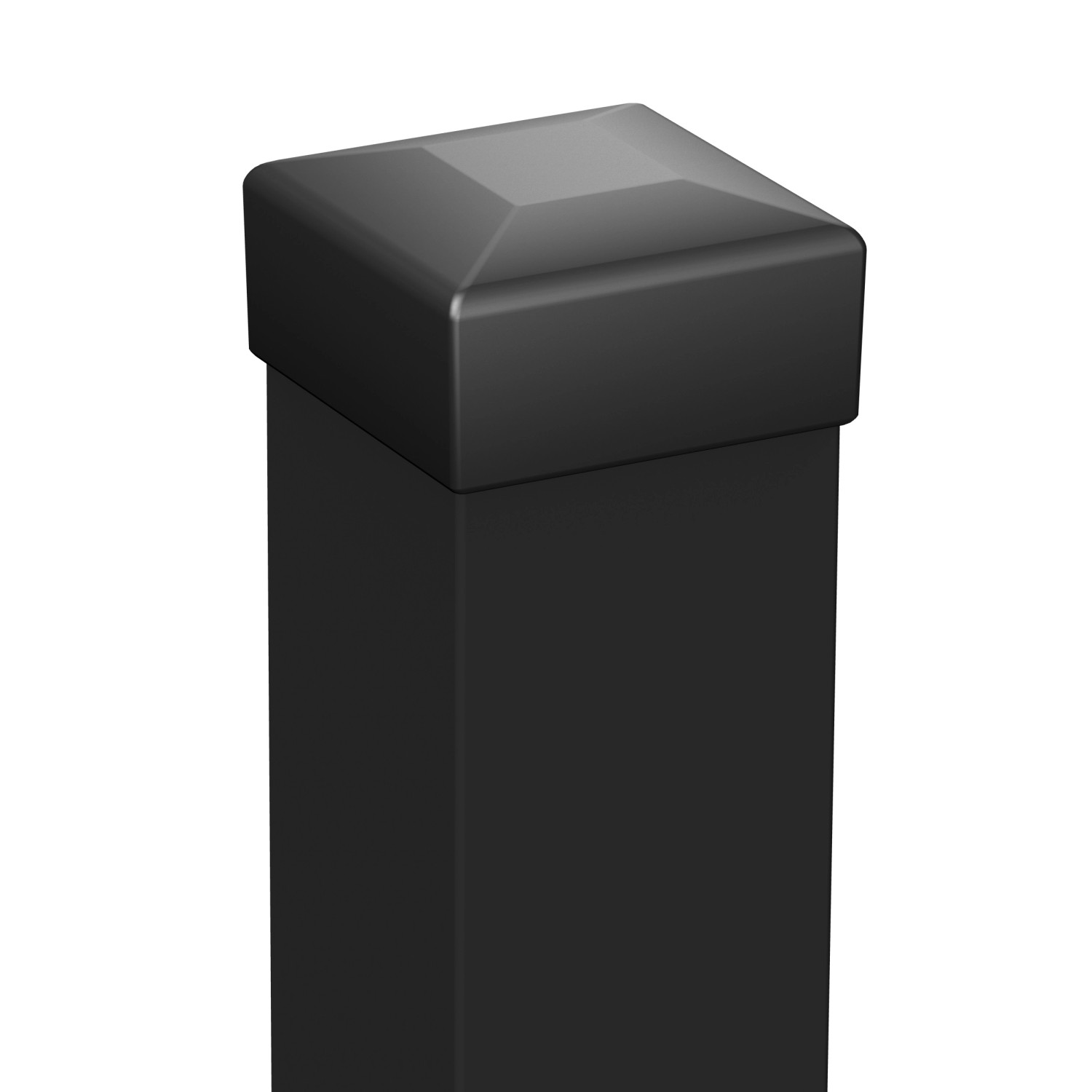 Polargos Słupek przęsła 5 x 5 x 200 cm czarny mat