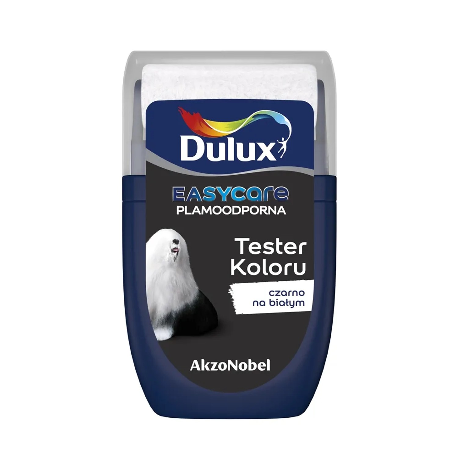Tester farby Dulux Easy Care czarno na białym 30 ml