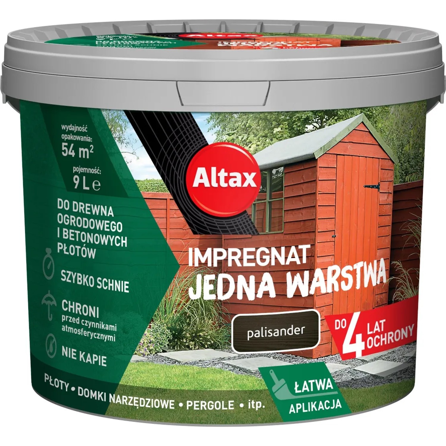 Altax Impregnat jedna warstwa palisander - 9L