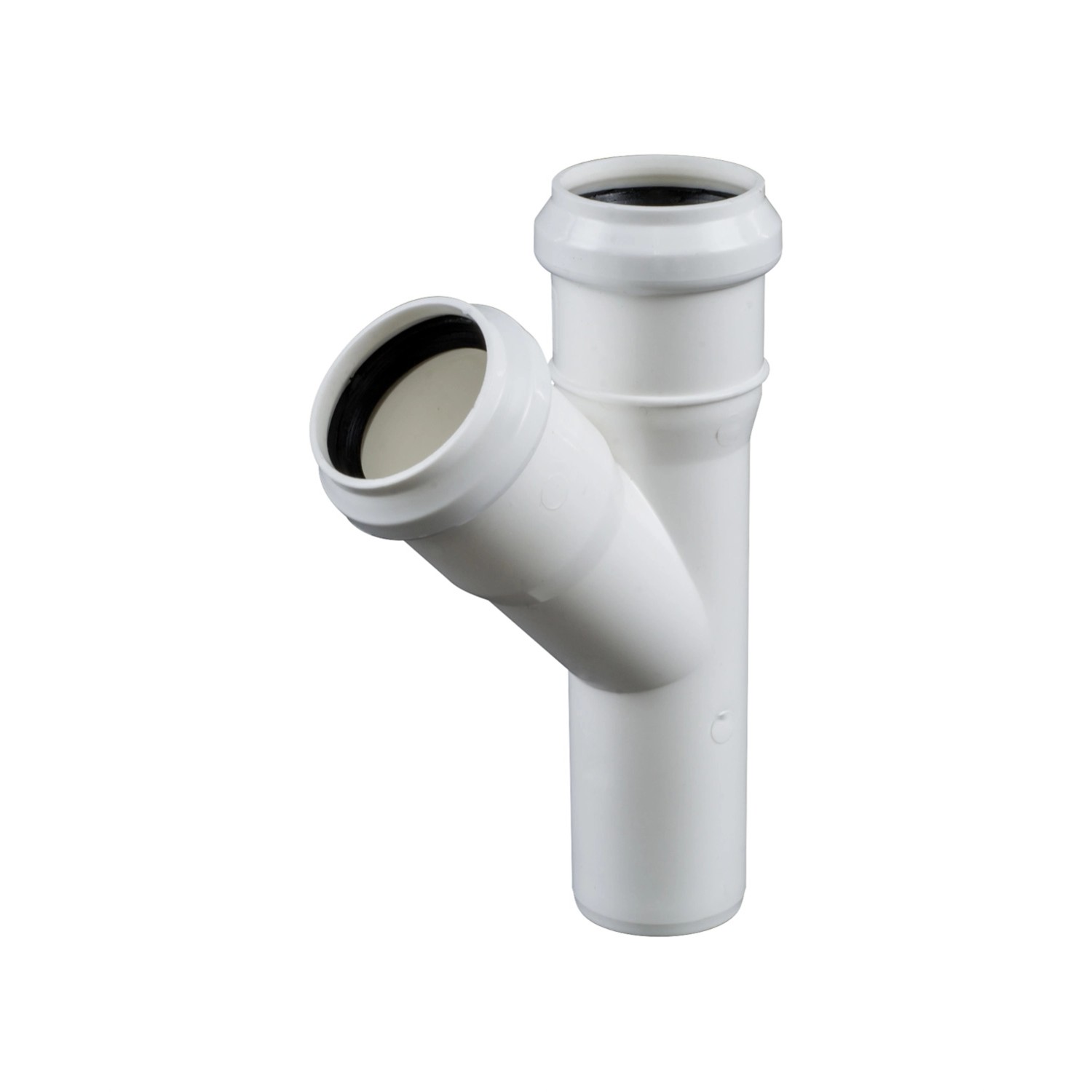 Tycner Trójnik kanalizacyjny 32/32/45 biały