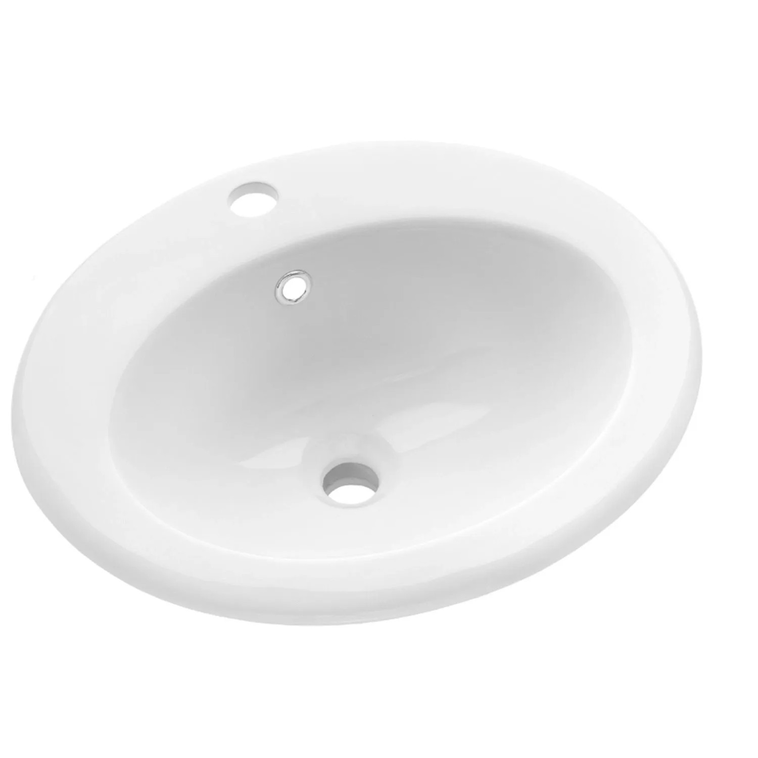 Umywalka SLAP 50 OV czarna 50x46x19,5