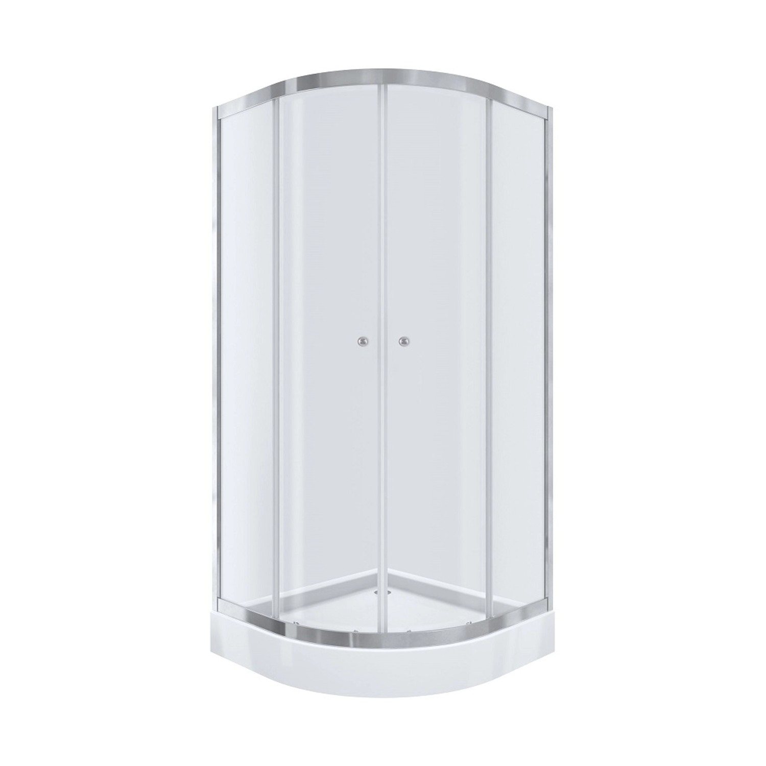 Kabina prysznicowa Proxima 80 chrom z brodzikiem