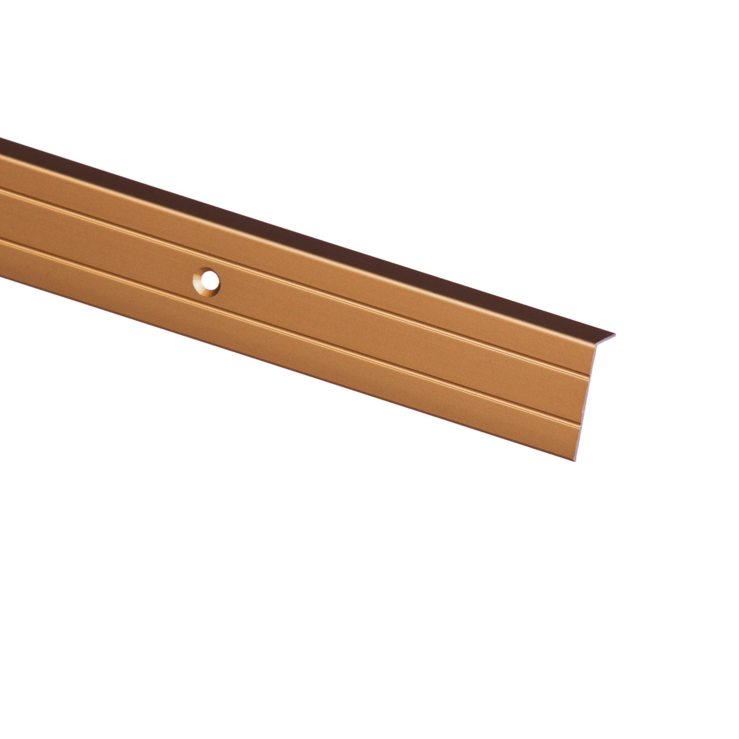 GAH Alberts Profil schodowy aluminiowy 24,5 mm x 10 mm x 1000 mm