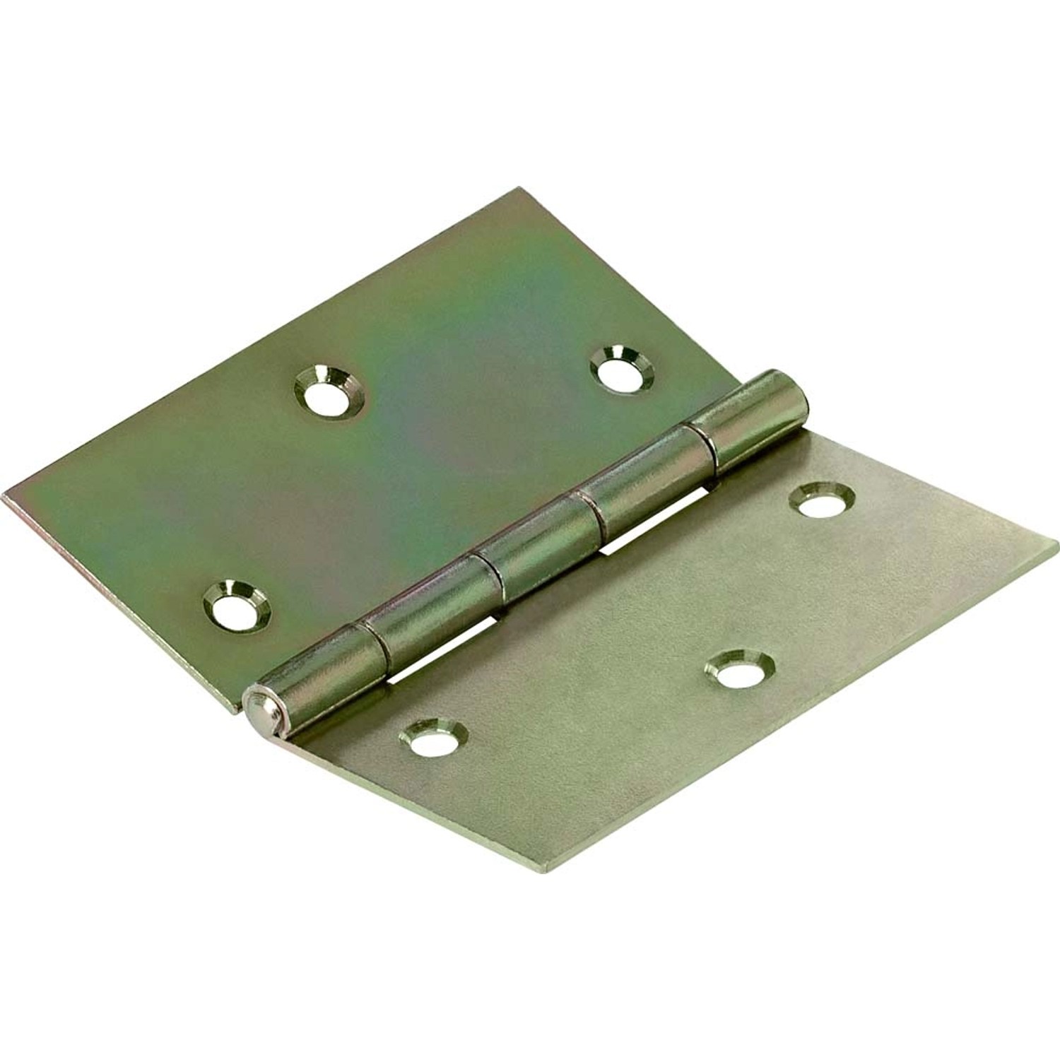 Zawias kanciasty 80 mm x 80 mm ocynkowany na żółto