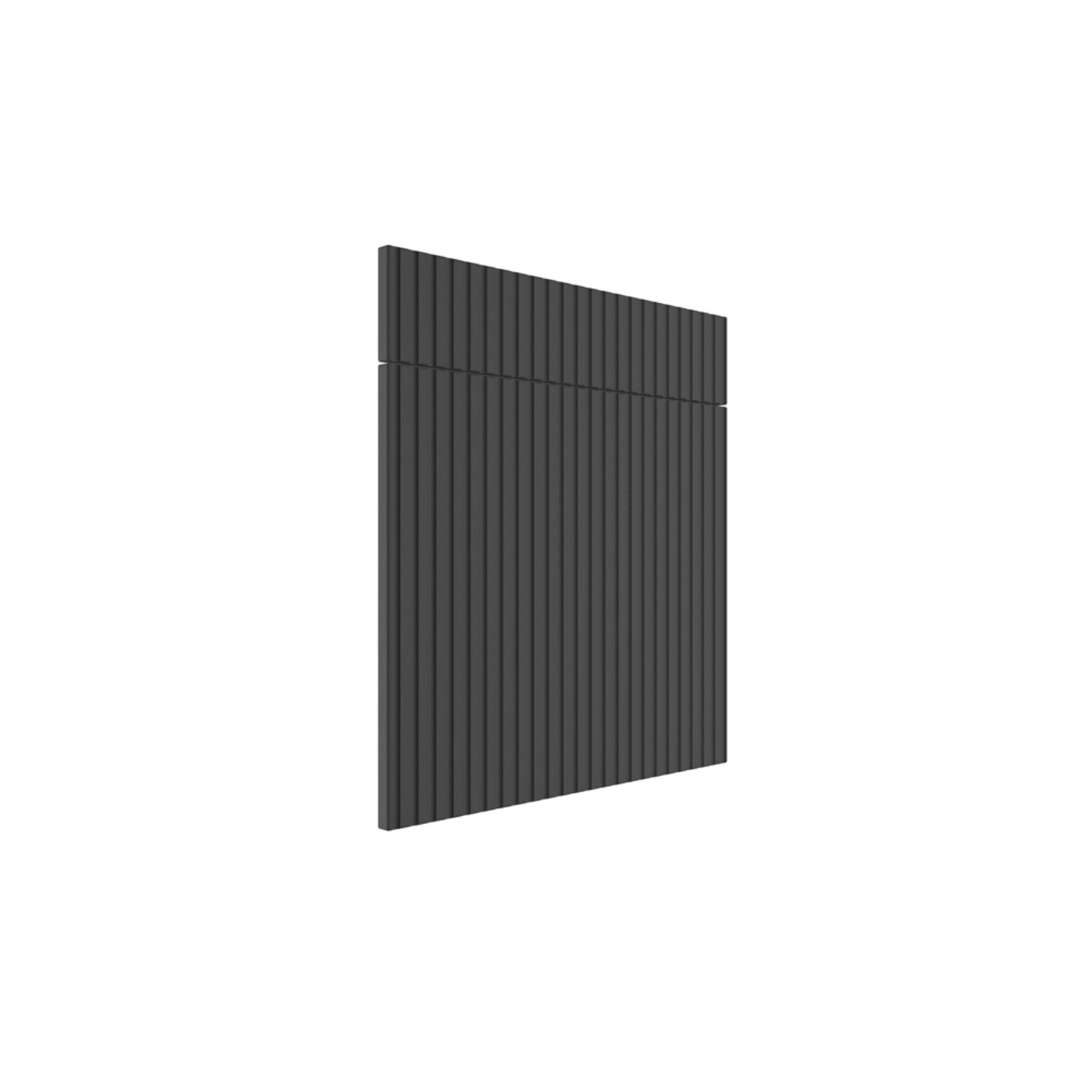 Dwa fronty do szafki z szufladami Casino Royal 60 cm czarny mat