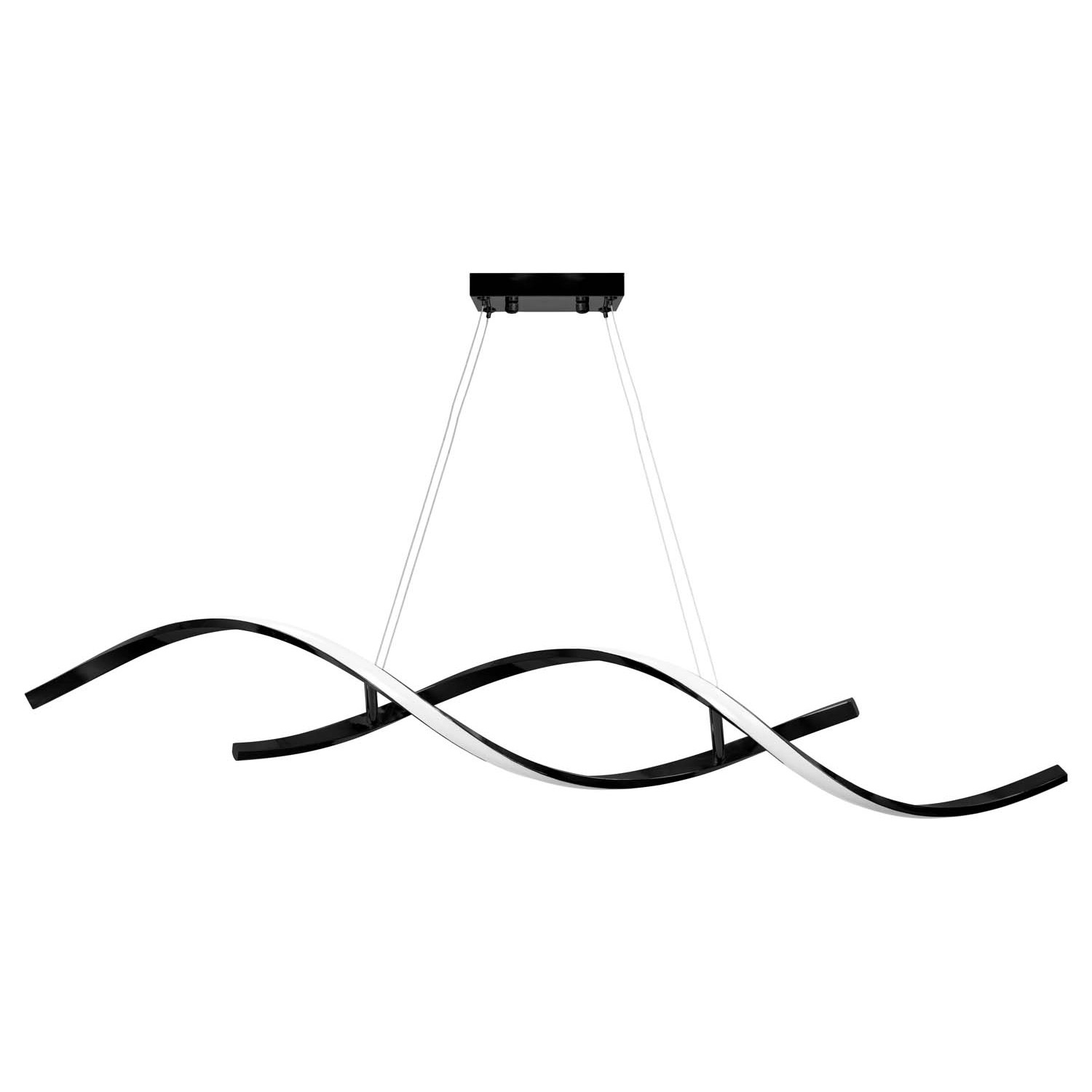 ActiveJet Lampa wisząca LED STELLA BLACK 28W 4000K 2700lm czarna