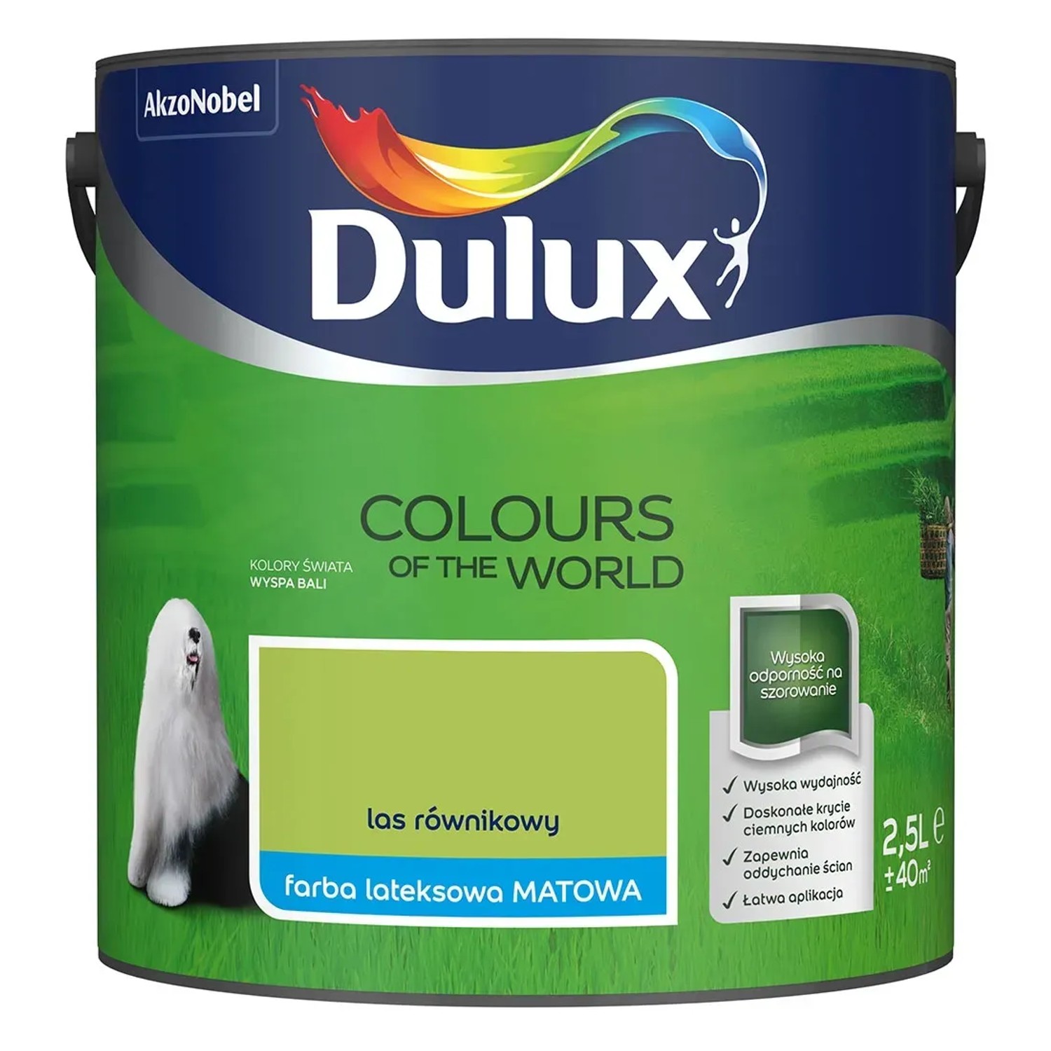 Farba Dulux Kolory Świata las równikowy 2,5 l