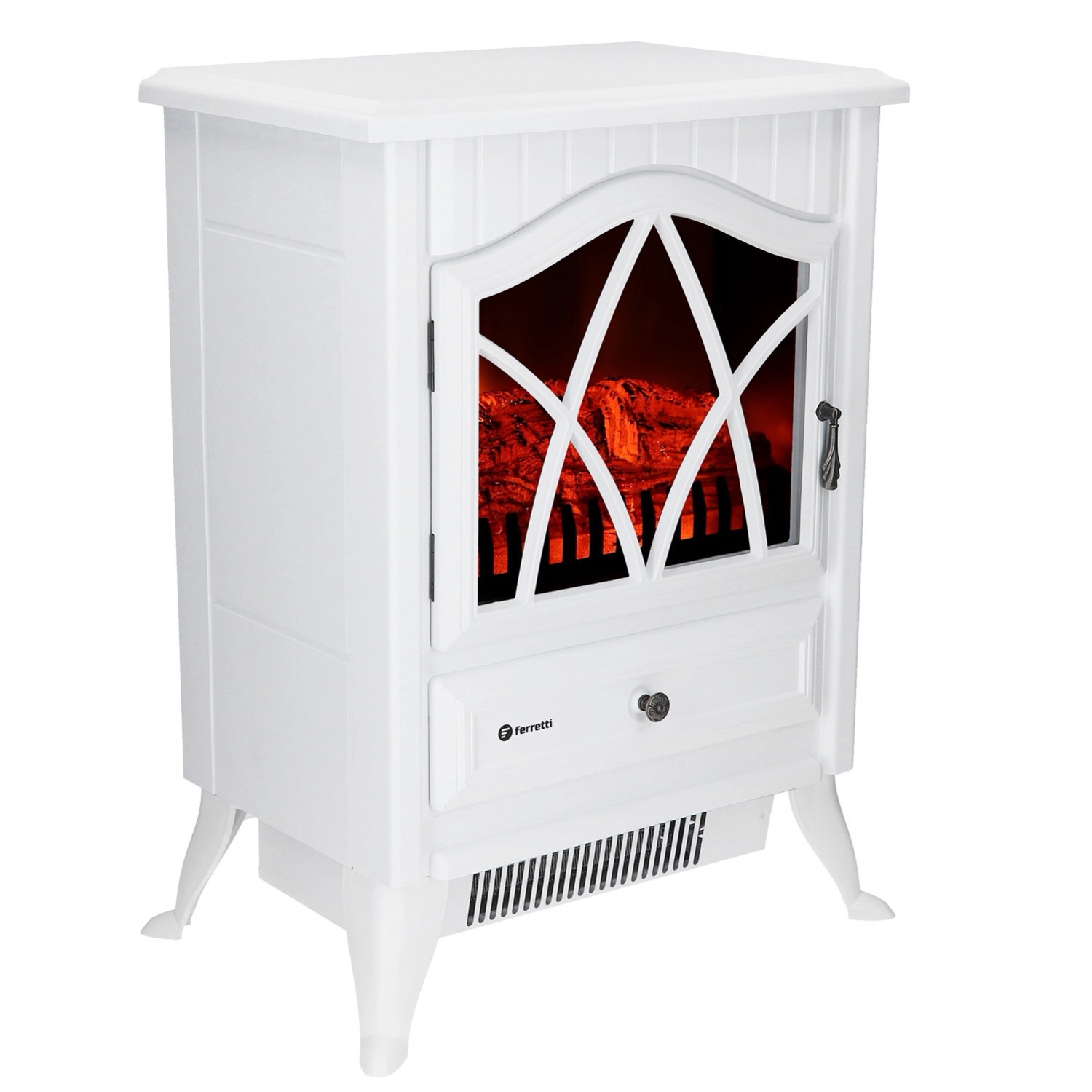 Kominek elektryczny Adria biała