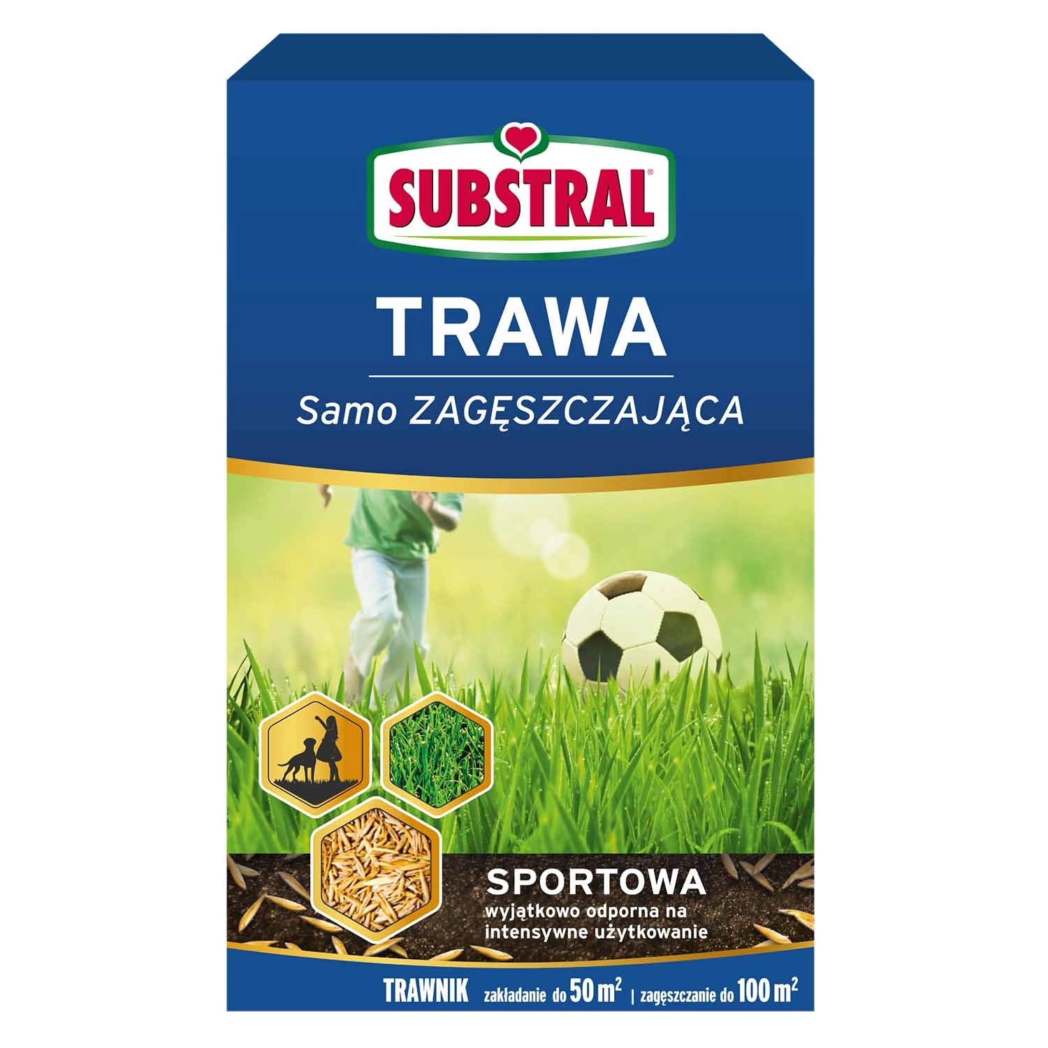 SUBSTRAL Trawa samo zagęszczająca sportowa - 1 kg