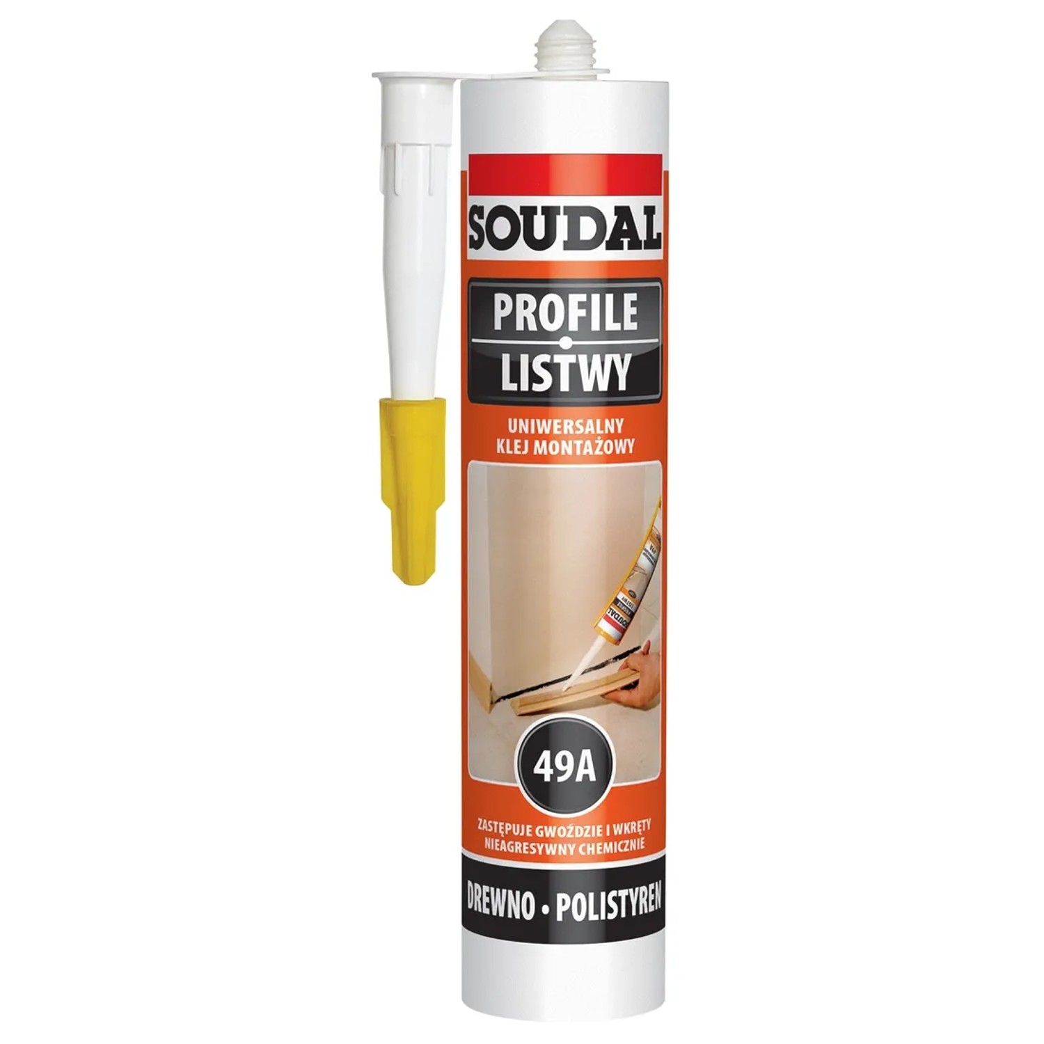 Soudal Klej montażowy do styropianu 49A 280 ml