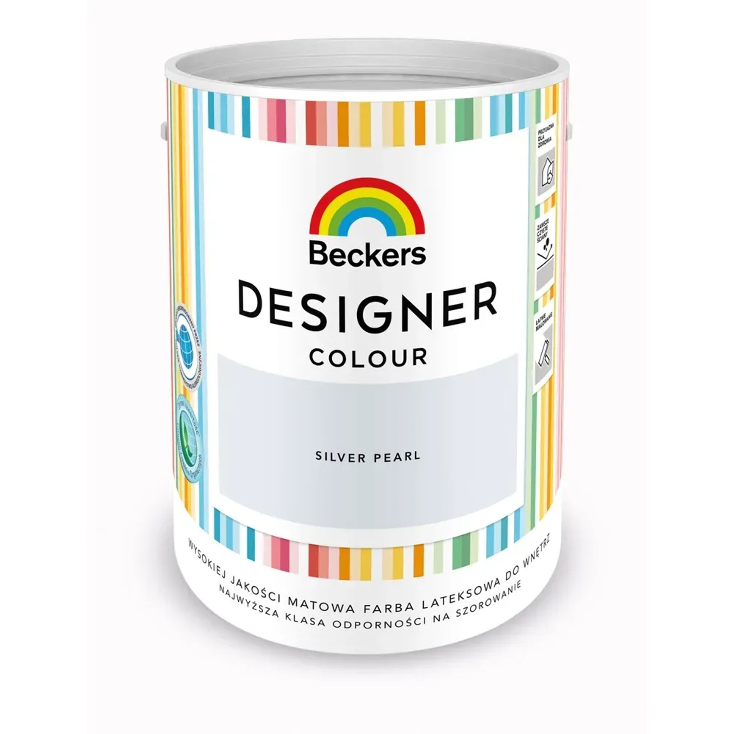 Farba lateksowa Beckers Designer silver pearl 5 l