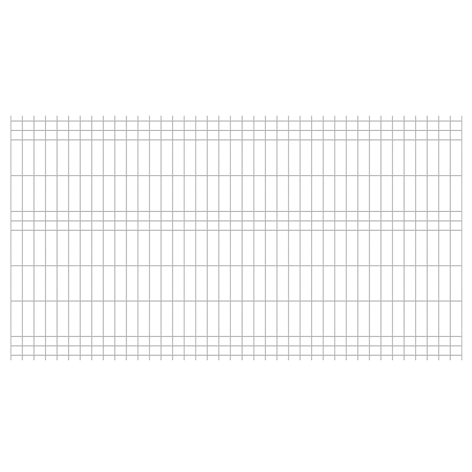 Jarmex Panel ogrodzeniowy - 250,5 x 132 cm drut 3,8 mm oczko 6 x 20 cm ocynkowan