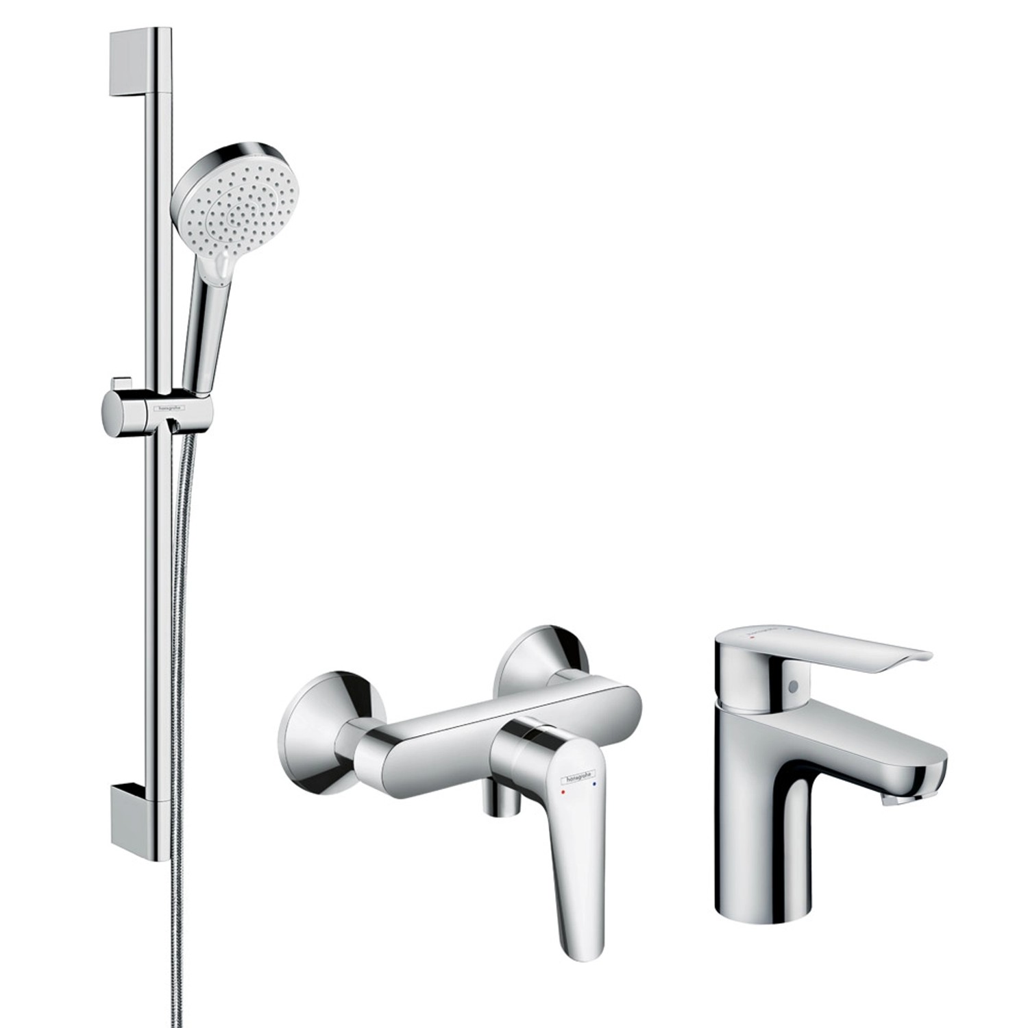 Hansgrohe Zestaw prysznicowy Logis E 3 w 1