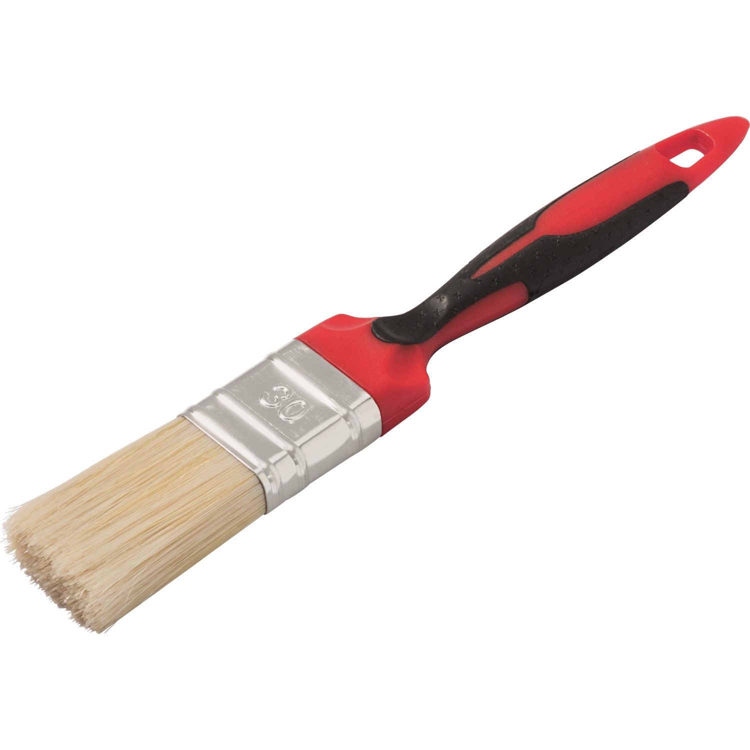 LUX-TOOLS Pędzel płaski do farb rozpuszczalnikowych 2K 30 mm