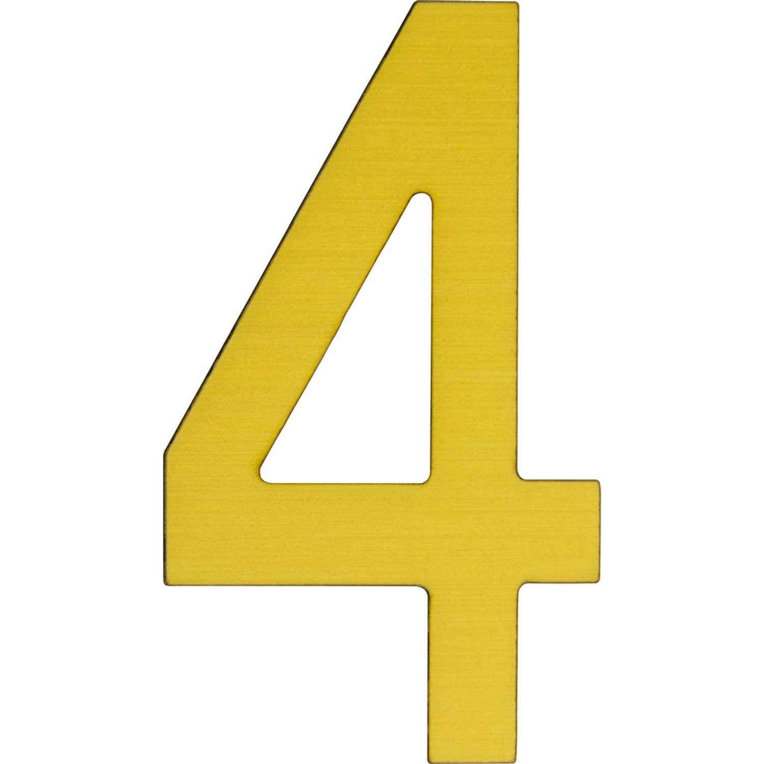 Metro Cyfra złota szczotkowana 4 50 mm