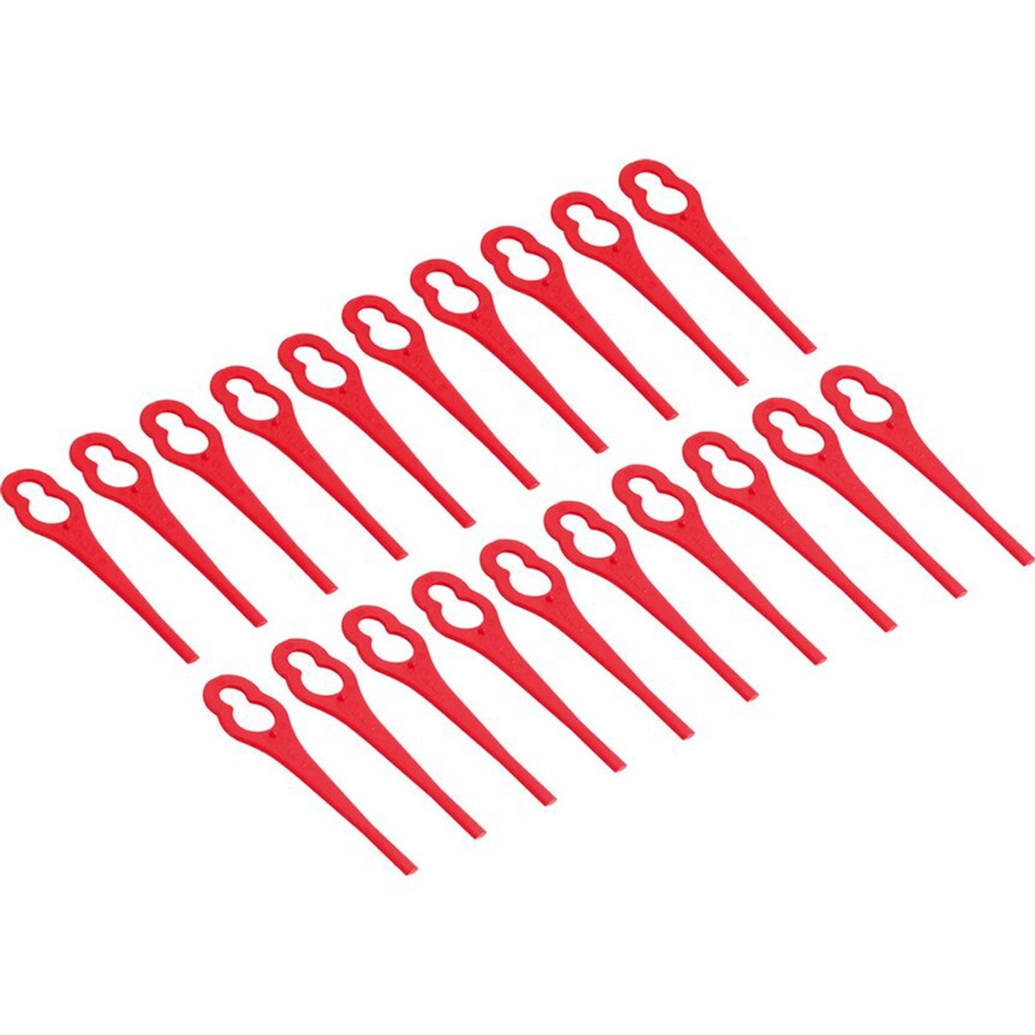 LUX-TOOLS Zestaw plastikowych nożyków do podkaszarki 24 cm 26 szt.