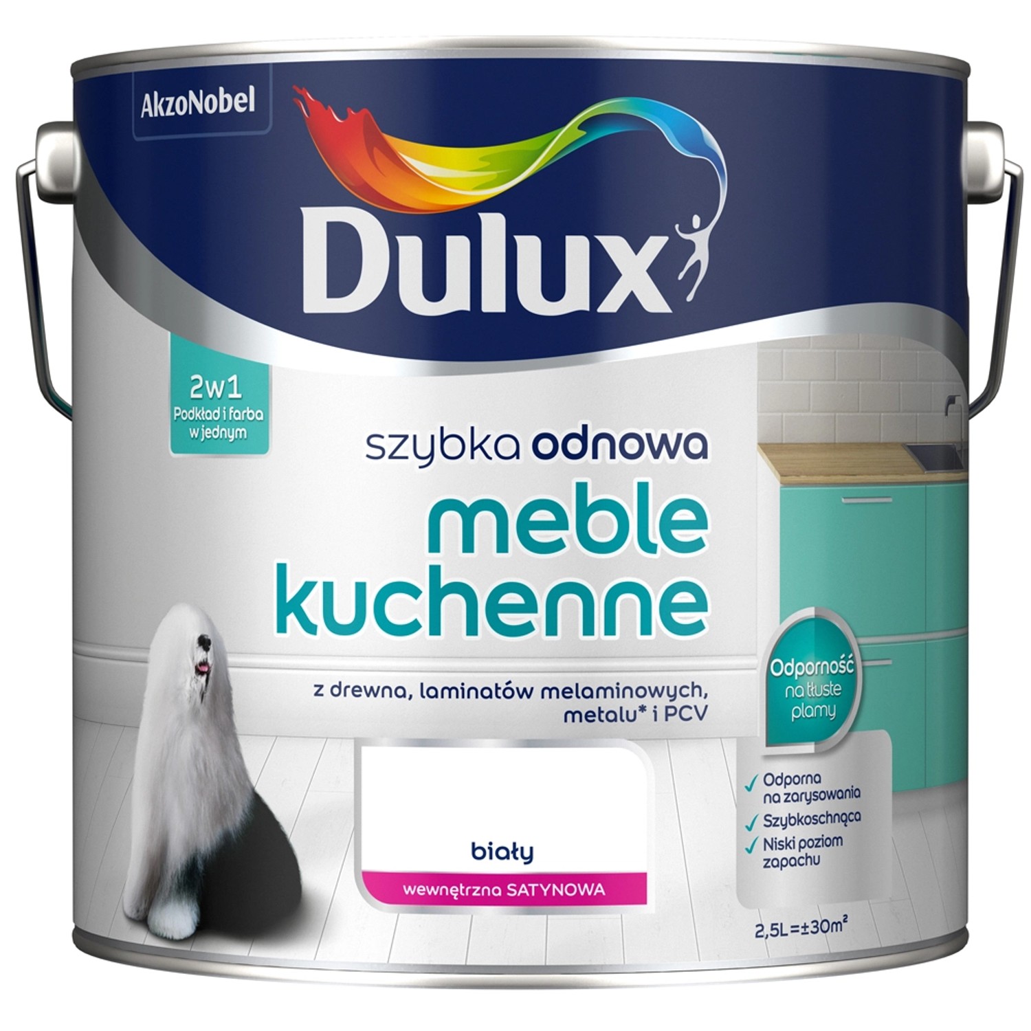 Dulux Szybka Odnowa Meble kuchenne biały 2,5 l