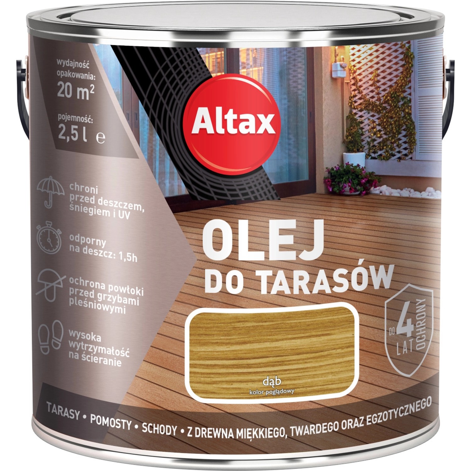 Altax Olej do tarasów dąb 2,5L