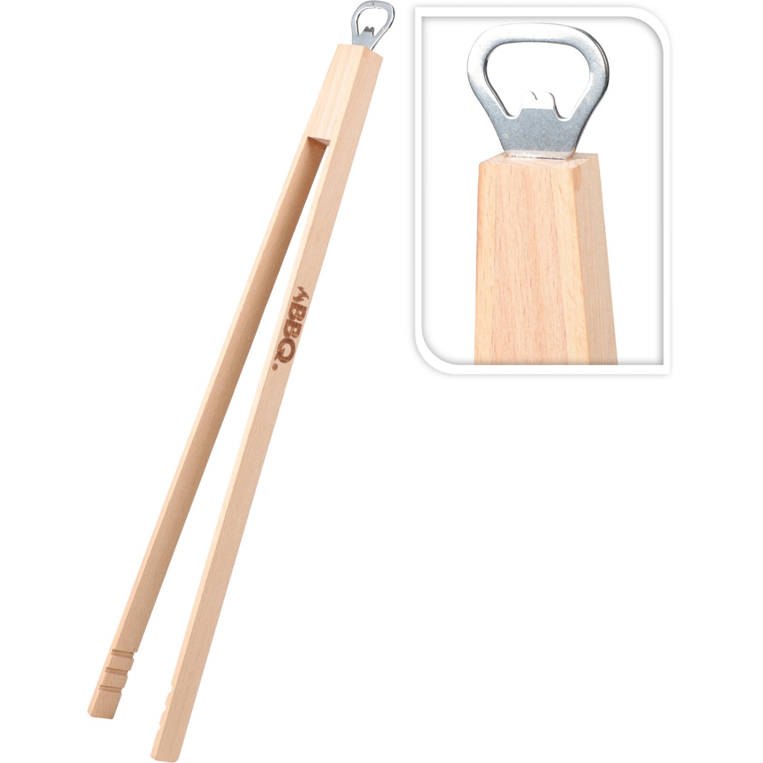 Szczypce BBQ z otwieraczem