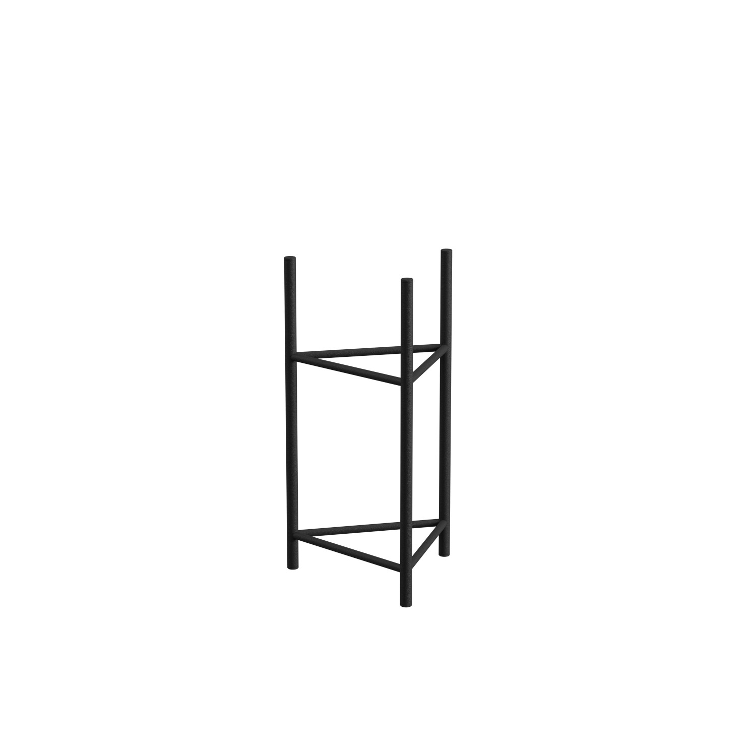 Stojak na donice Belfort L Black - 22 x 50 cm