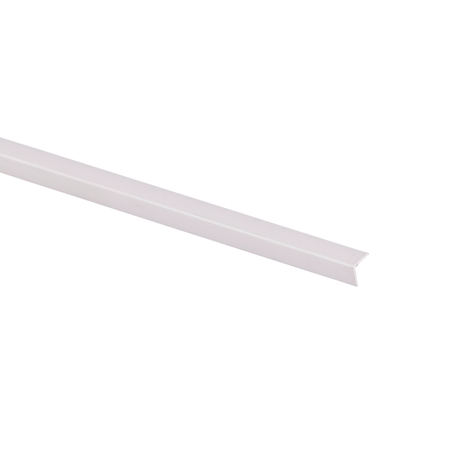 GAH Alberts Profil kątowy PCV biały 10 mm x 10 mm x 1000 mm
