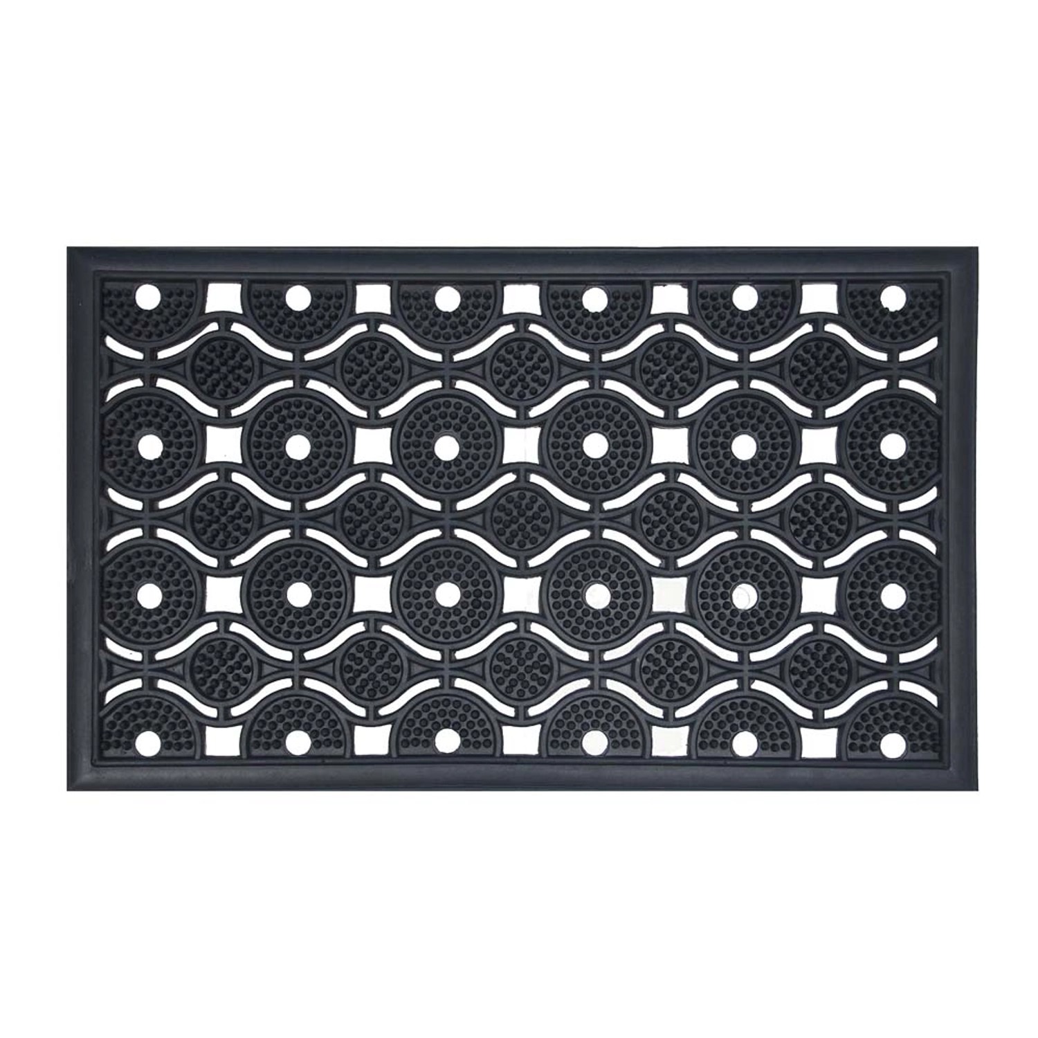 Wycieraczka EYES czarna 45 cm x 75 cm