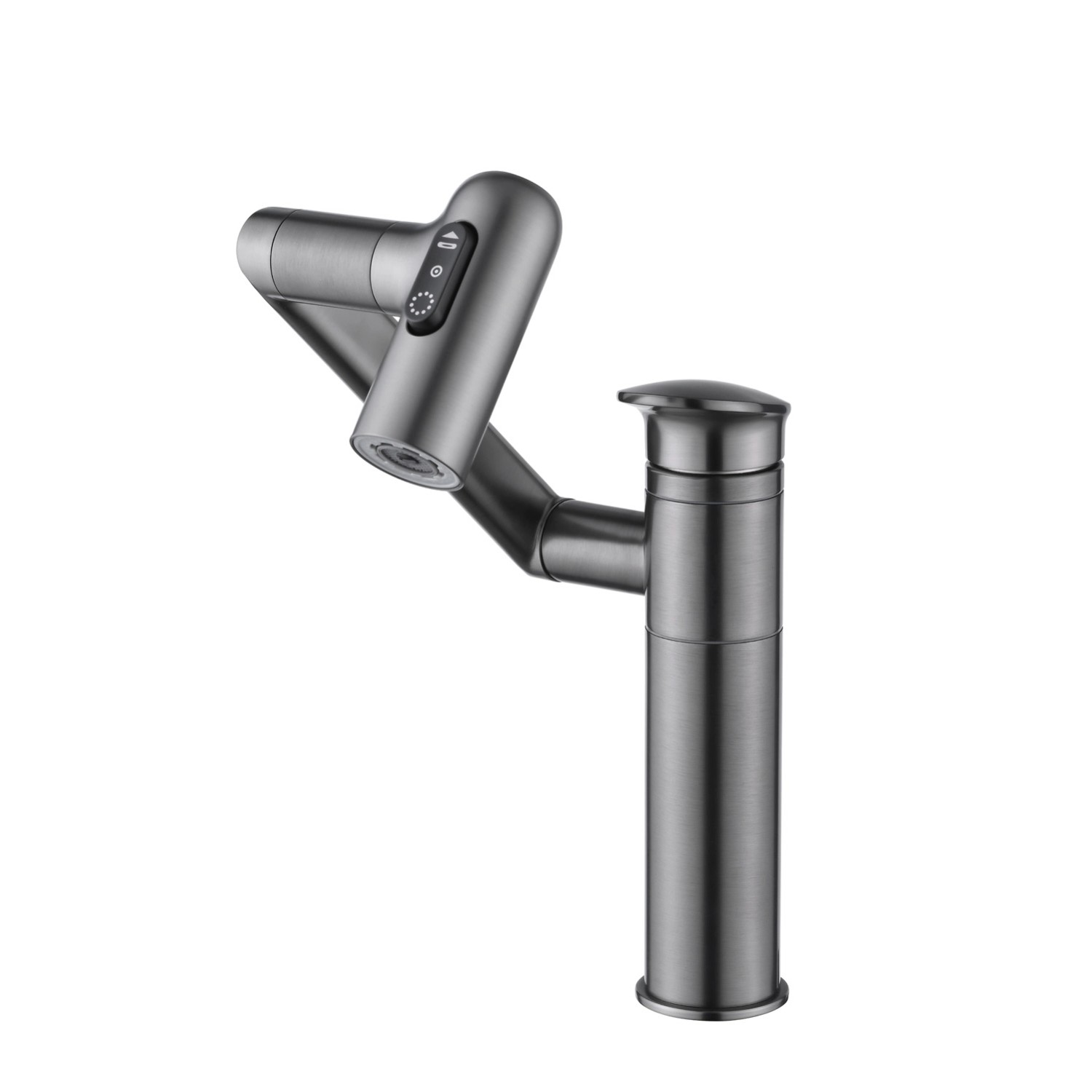 EVG Bateria umywalkowa kuchenna pionowa grafitowa