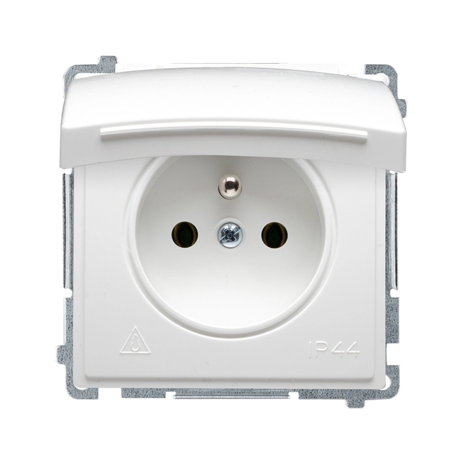 Simon Gniazdo Basic IP44 białe