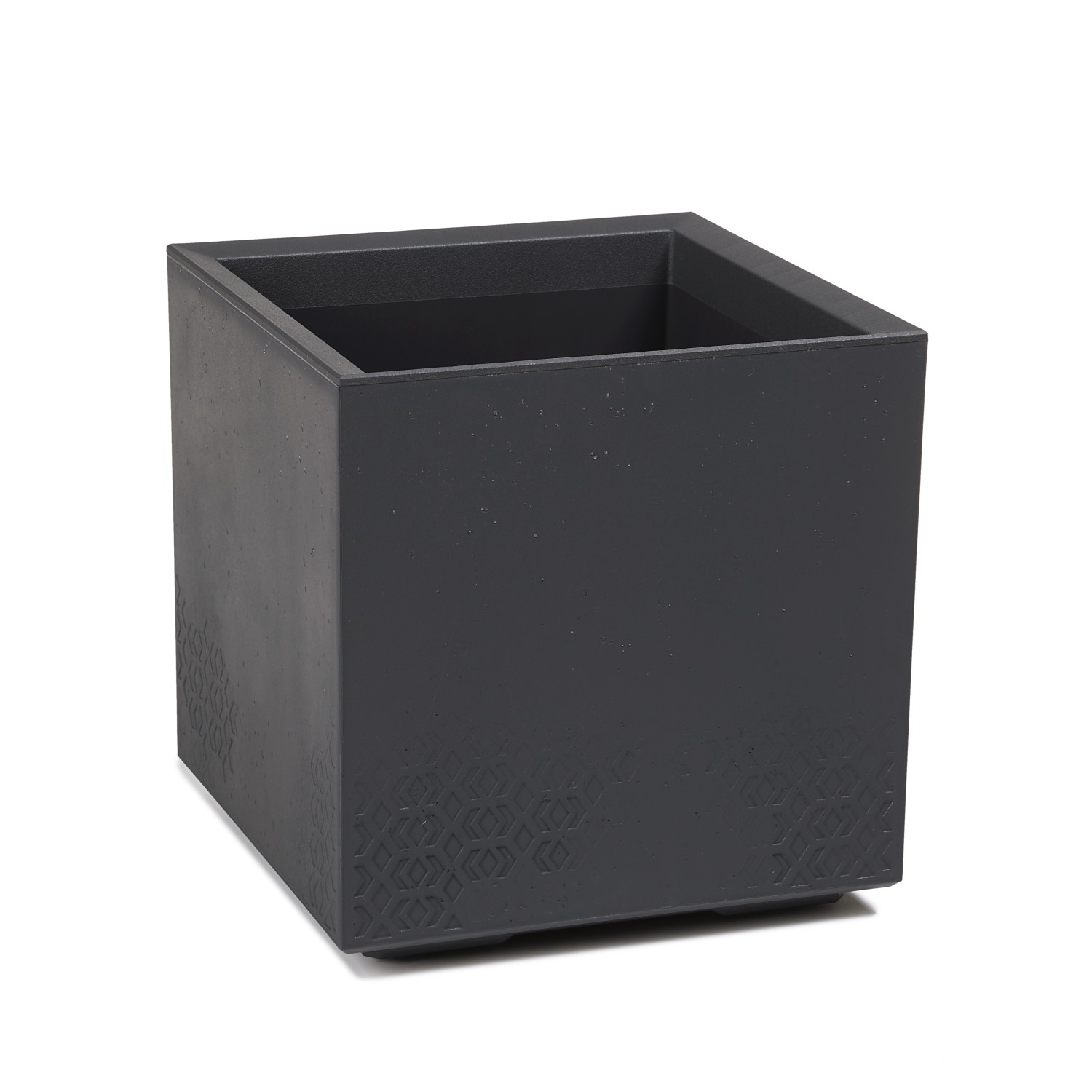 Kwietnik Karo beton antracyt - 40 cm