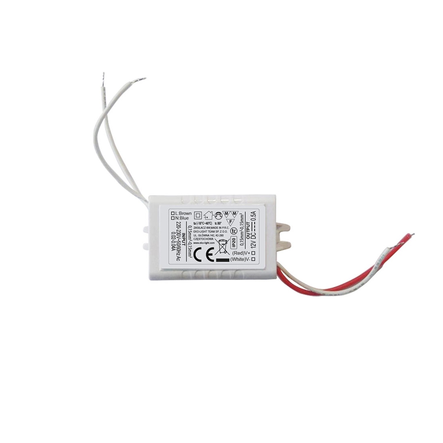 Zasilacz LED 12V/0,5A 6W IP20