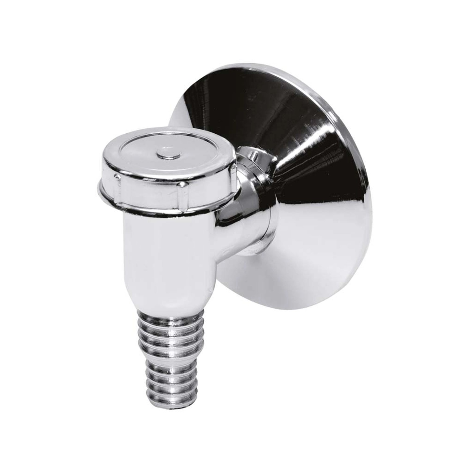 Tycner Syfon pralkowy natynkowy chrom