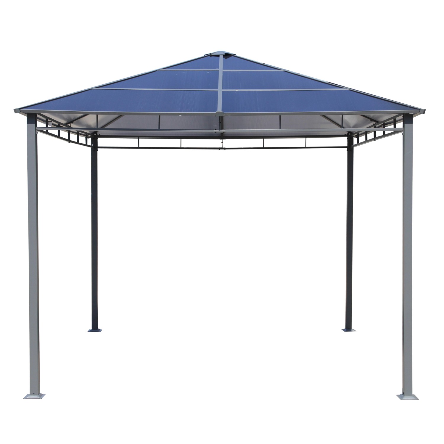 Pawilon ogrodowy MAYOTTE niebieski - 2,96 x 2,96 m