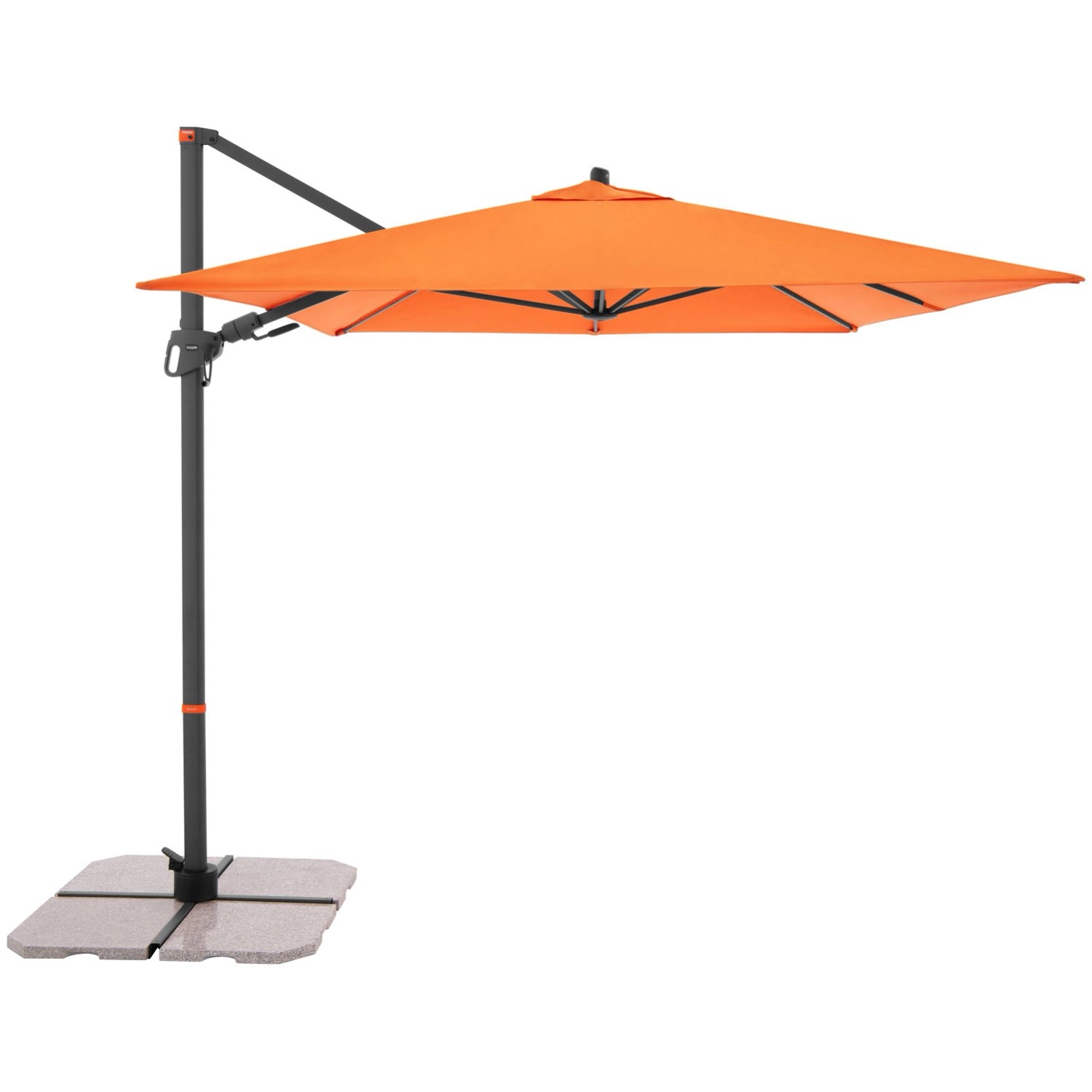 Parasol ogrodowy MY ZONE pomarańczowy - 320 x 240 cm