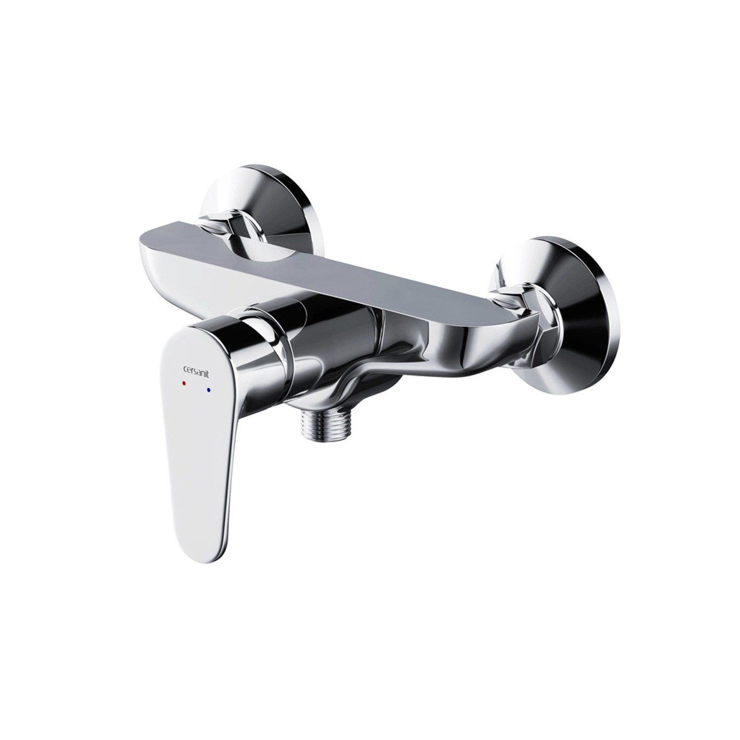 Cersanit Bateria natryskowa ścienna Cersania chrom