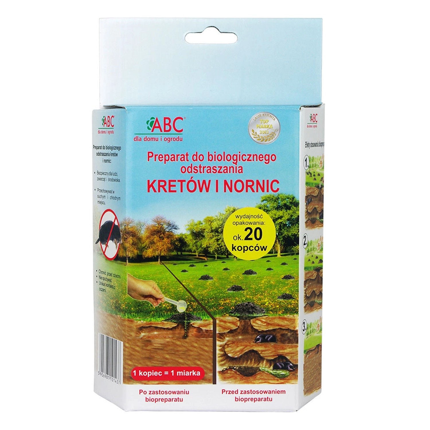 Preparat do biologicznego odstraszania kretów i nornic - 20 g