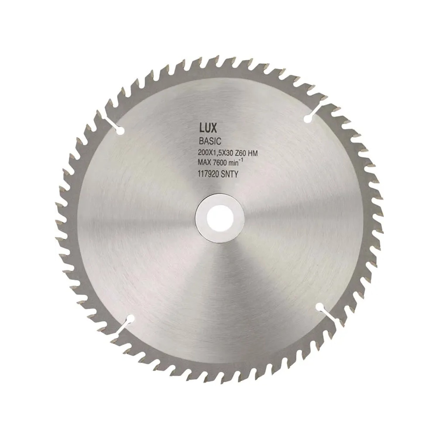 LUX Tarcza zębata HM 200 mm x 30 mm 60 zębów