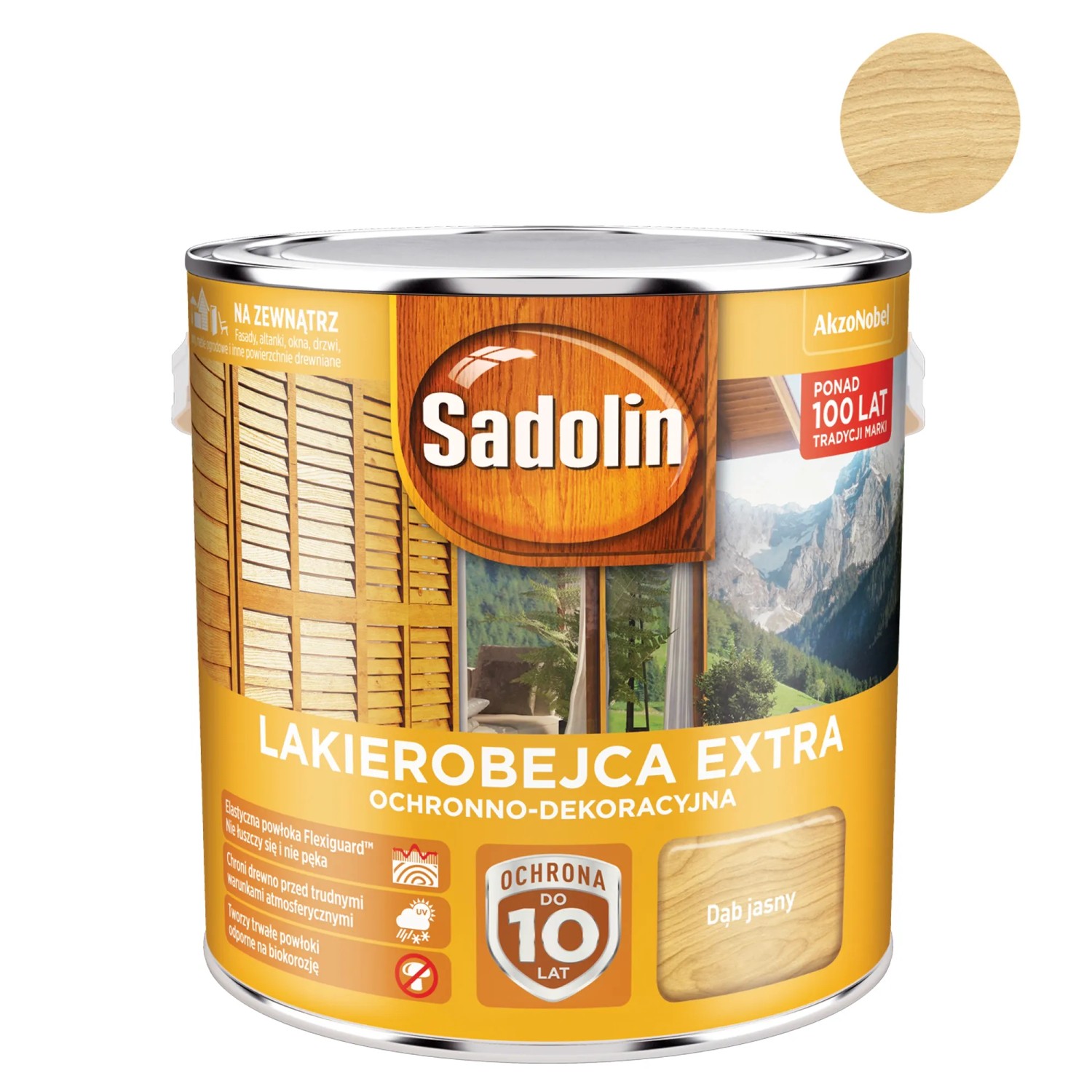 Sadolin Lakierobejca Extra dąb jasny 2,5 l
