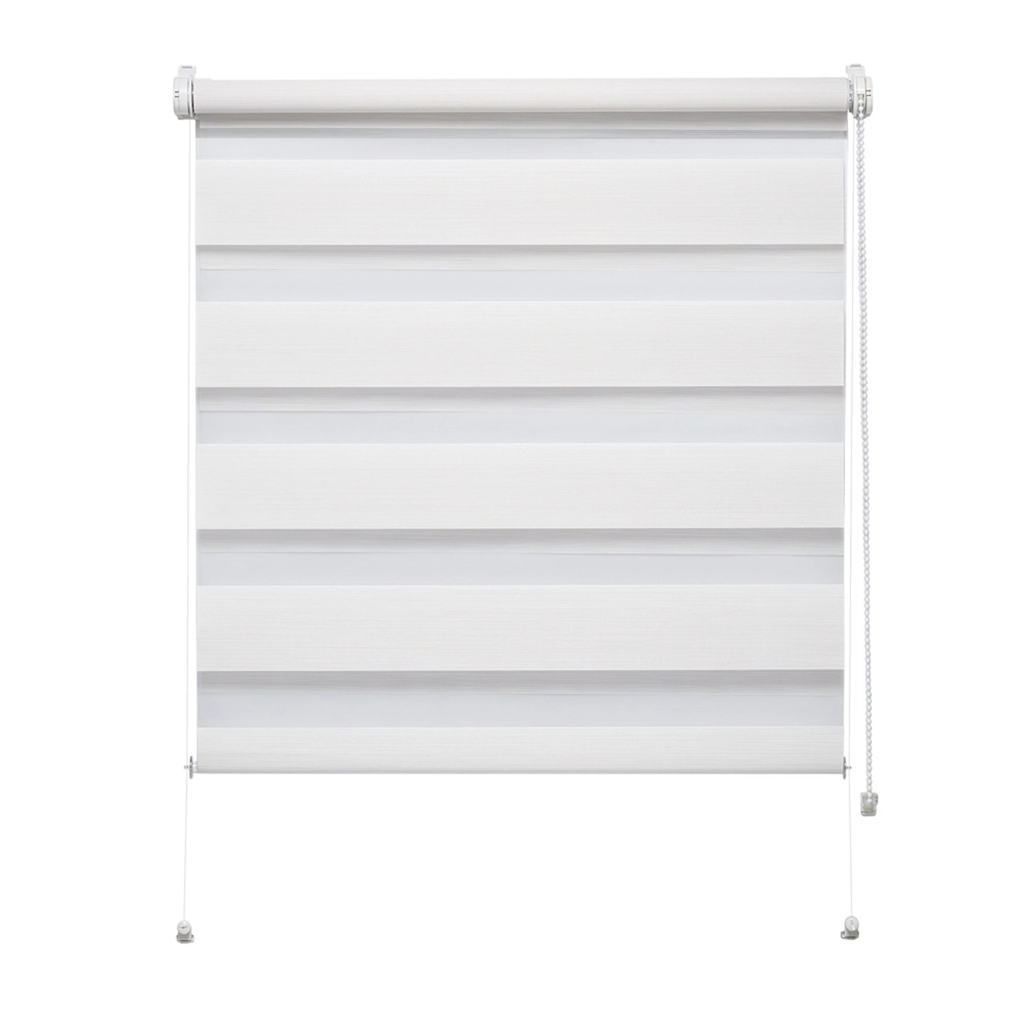 Mini roleta ZEBRA SILK Dzień/Noc jasnobeżowa 72,5 cm x 140 cm