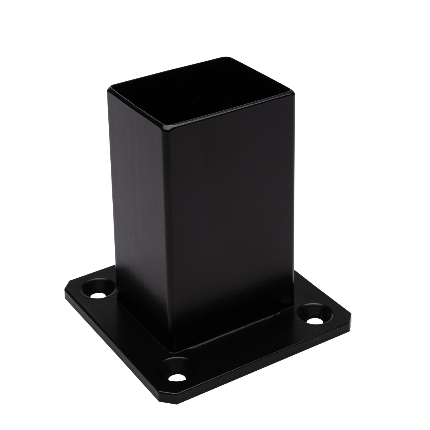 Kornik Mocowanie słupka 37 x 47 poziome czarne