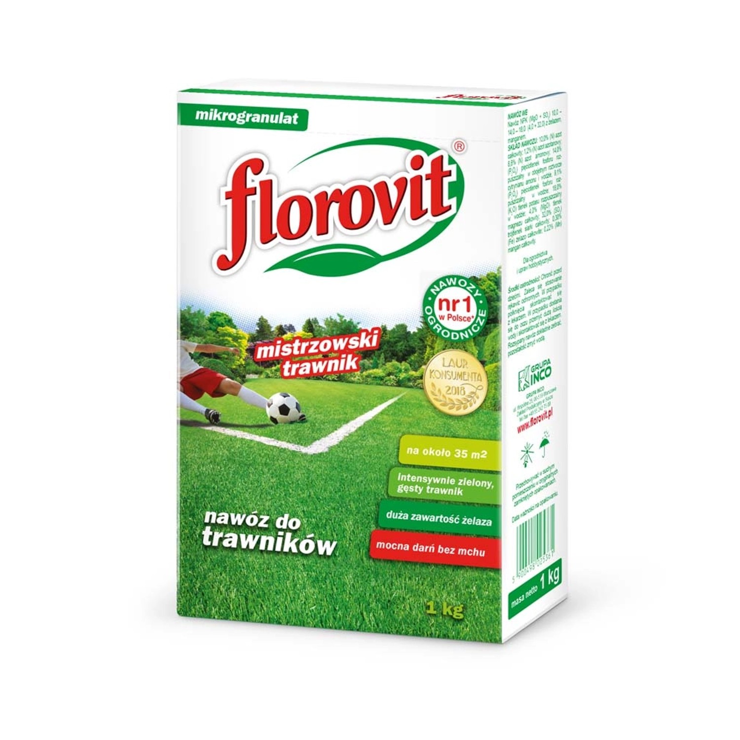 Florovit Nawóz do trawników 1 kg.